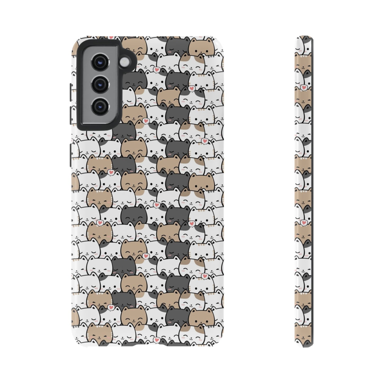 Tough Phone Case, Glossy Cute Finish, Durable and Stylish Design, Trendy Smartphone Protection