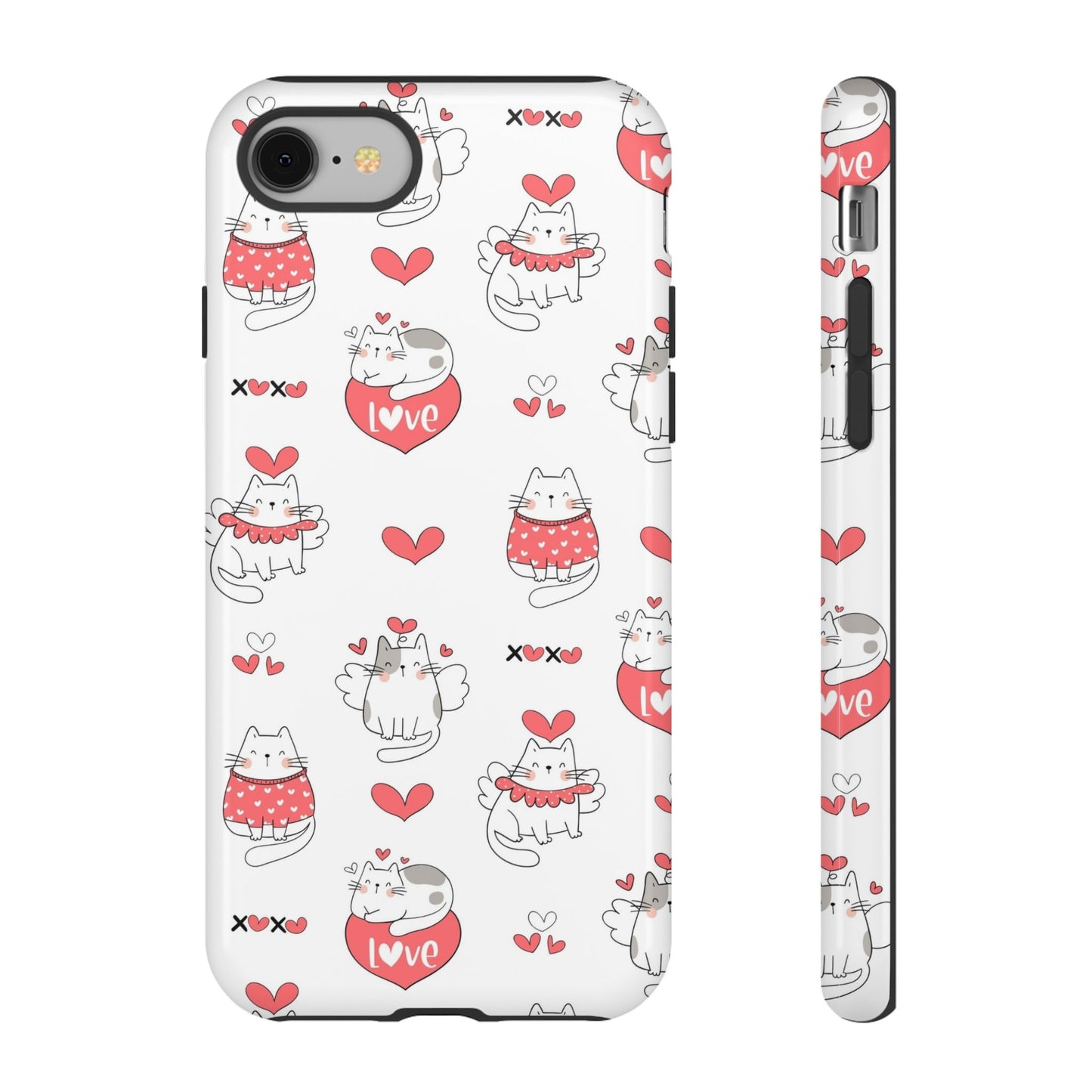 Durable Tough Phone Case, Trendy Glossy Cover, Stylish Cute Design, Perfect for Smartphone Protection