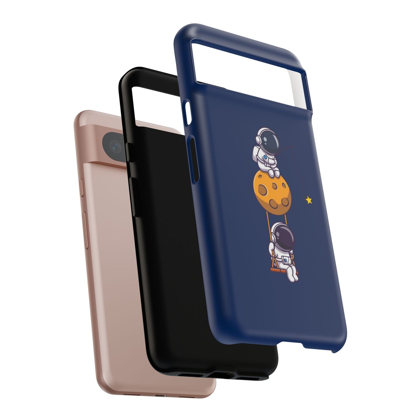 Astronaut Adventure Phone Case - Galaxy Design with Space Explorers