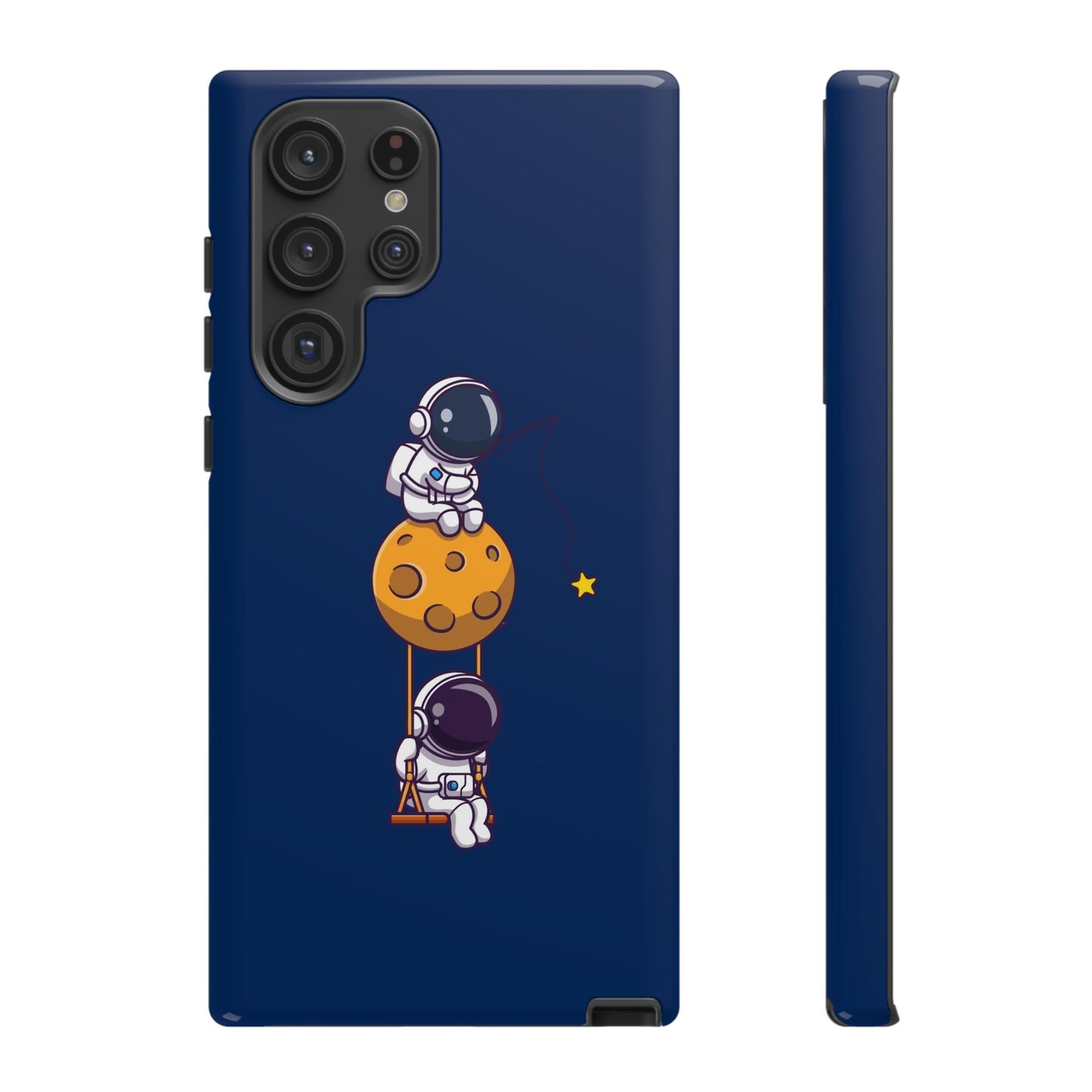 Astronaut Adventure Phone Case - Galaxy Design with Space Explorers