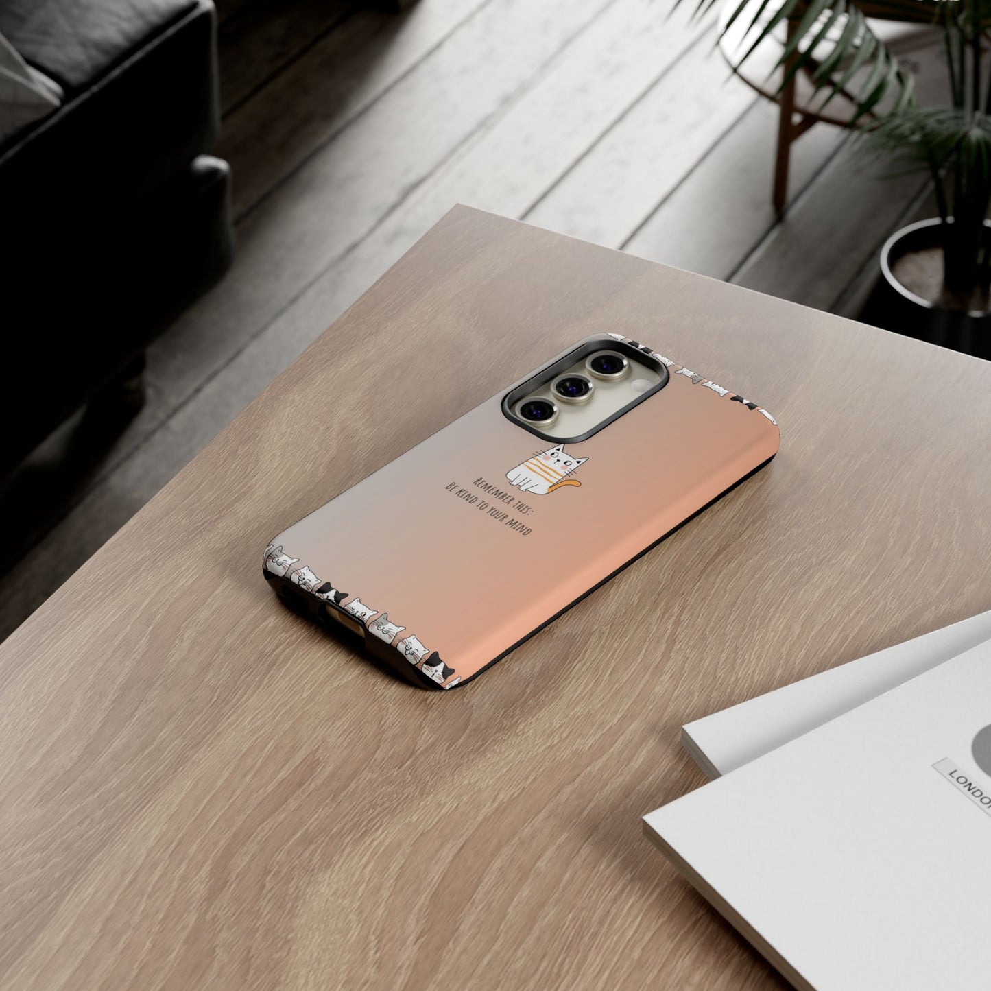 Durable Tough Phone Case, Cute Stylish Design, Glossy Trendy Cover for Smartphone Protection