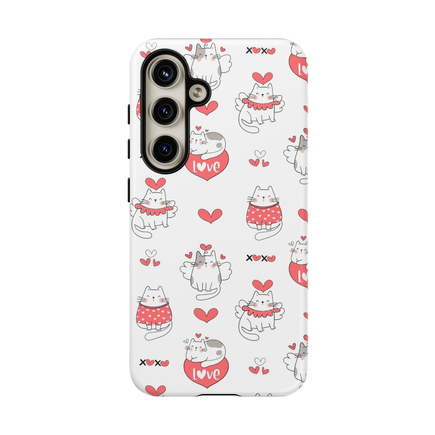 Durable Tough Phone Case, Trendy Glossy Cover, Stylish Cute Design, Perfect for Smartphone Protection
