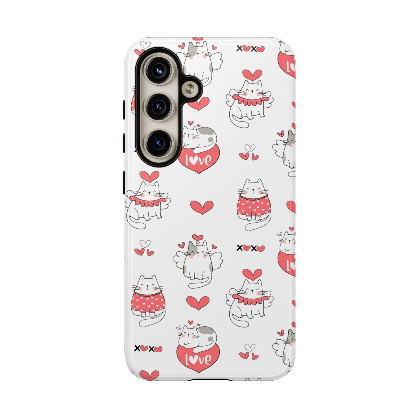 Durable Tough Phone Case, Trendy Glossy Cover, Stylish Cute Design, Perfect for Smartphone Protection