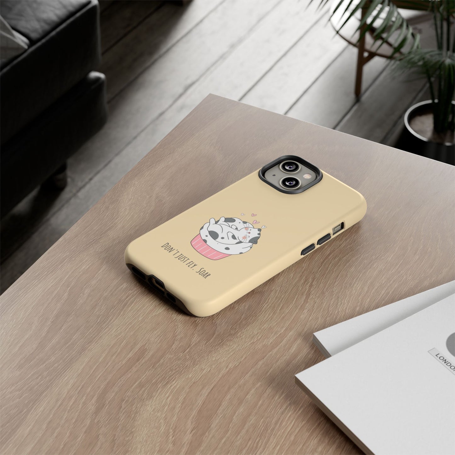 Tough Phone Case, Glossy Cute Design, Durable and Stylish, Trendy Smartphone Cover for Daily Use