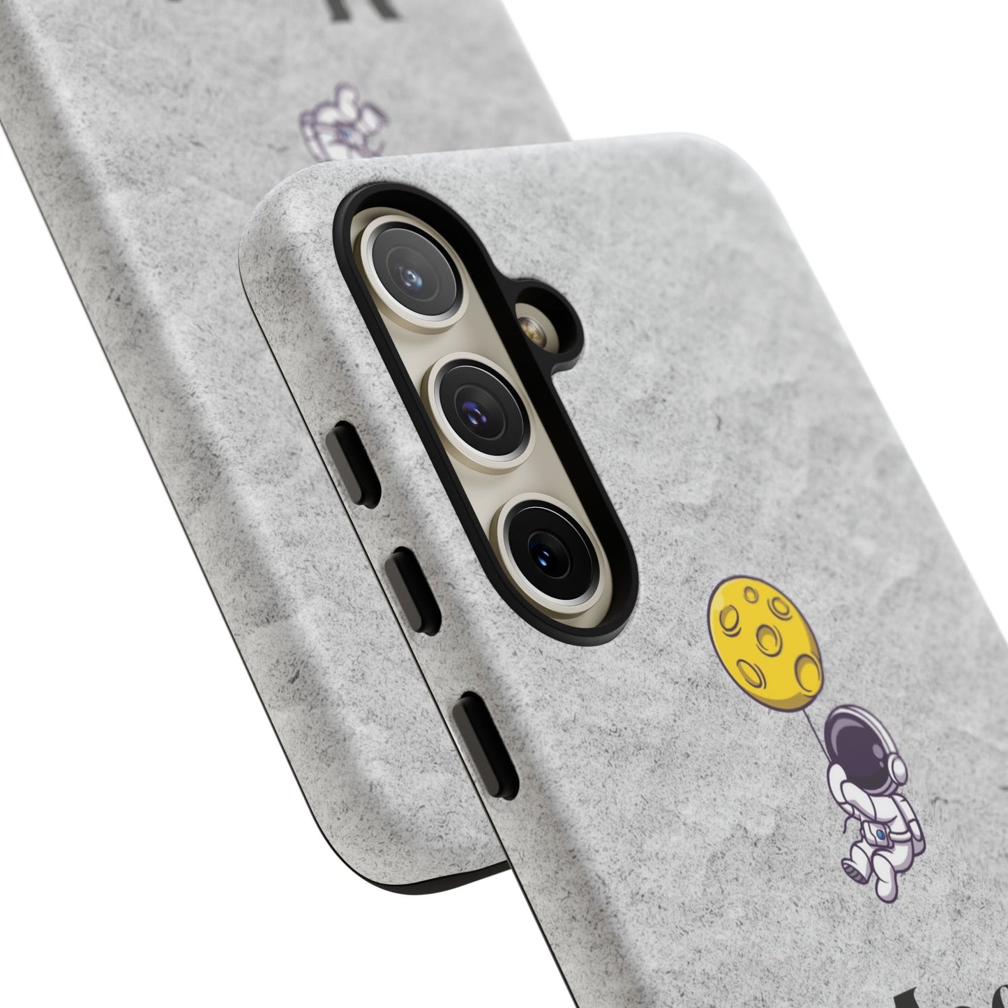 Astronaut Moon Phone Case - "Dust in My Veins" Durable Tough Case
