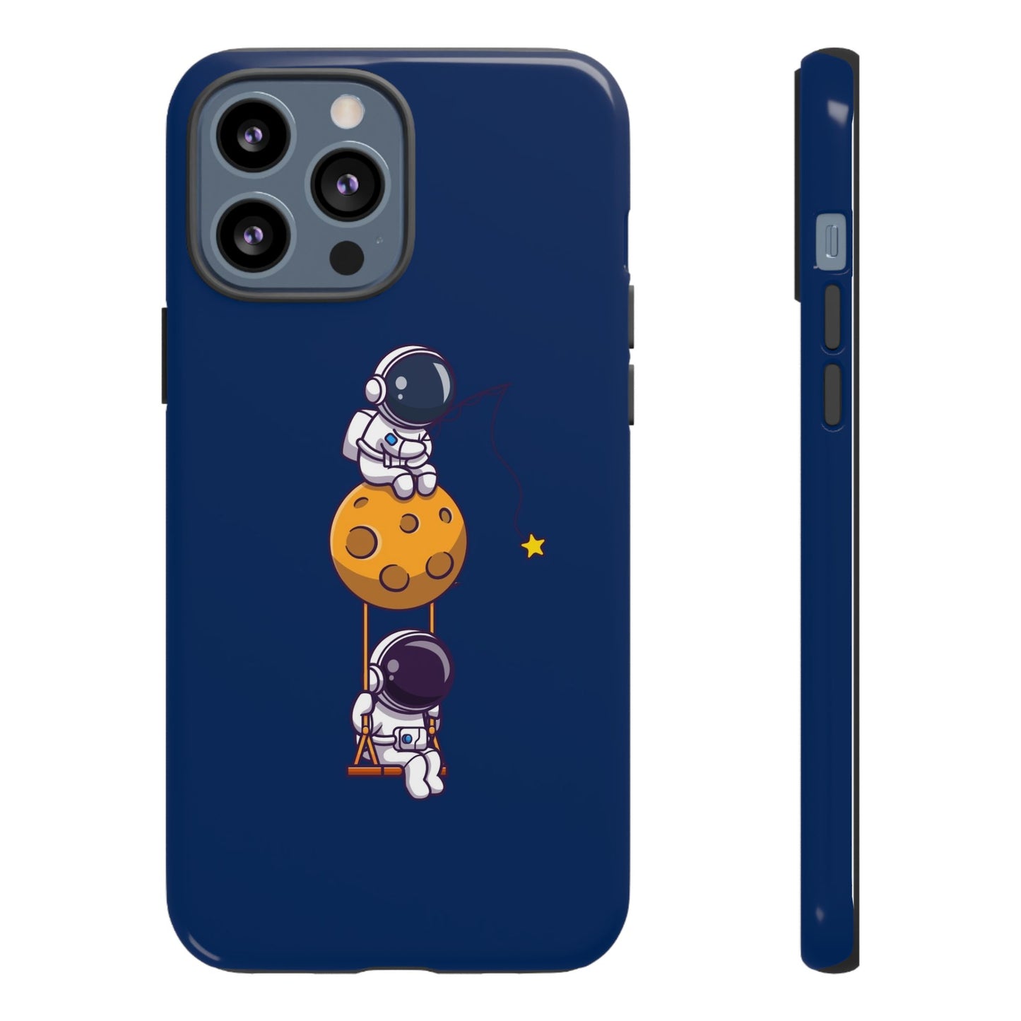 Astronaut Adventure Phone Case - Galaxy Design with Space Explorers