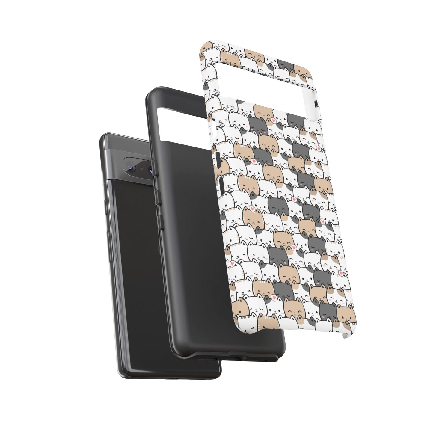 Tough Phone Case, Glossy Cute Finish, Durable and Stylish Design, Trendy Smartphone Protection
