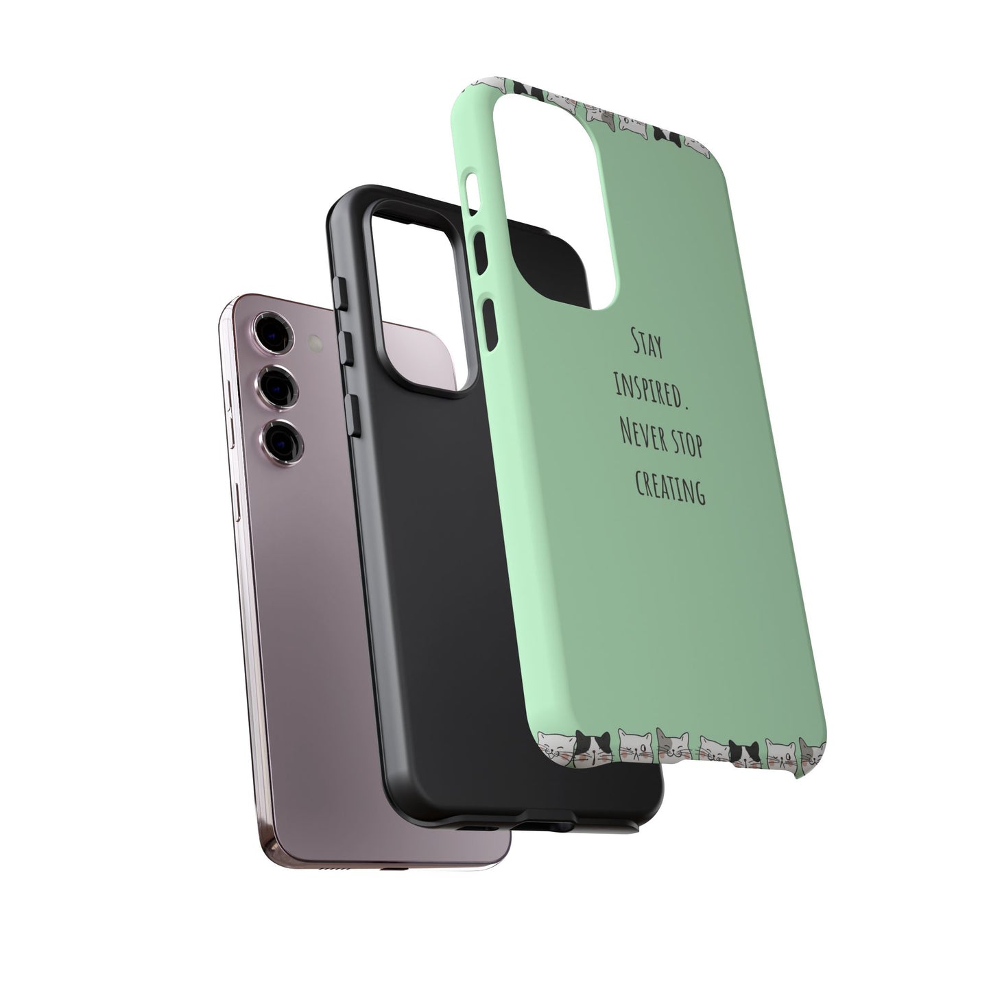 Tough Phone Case, Trendy Durable Glossy Finish, Stylish and Cute Smartphone Cover for Daily Use