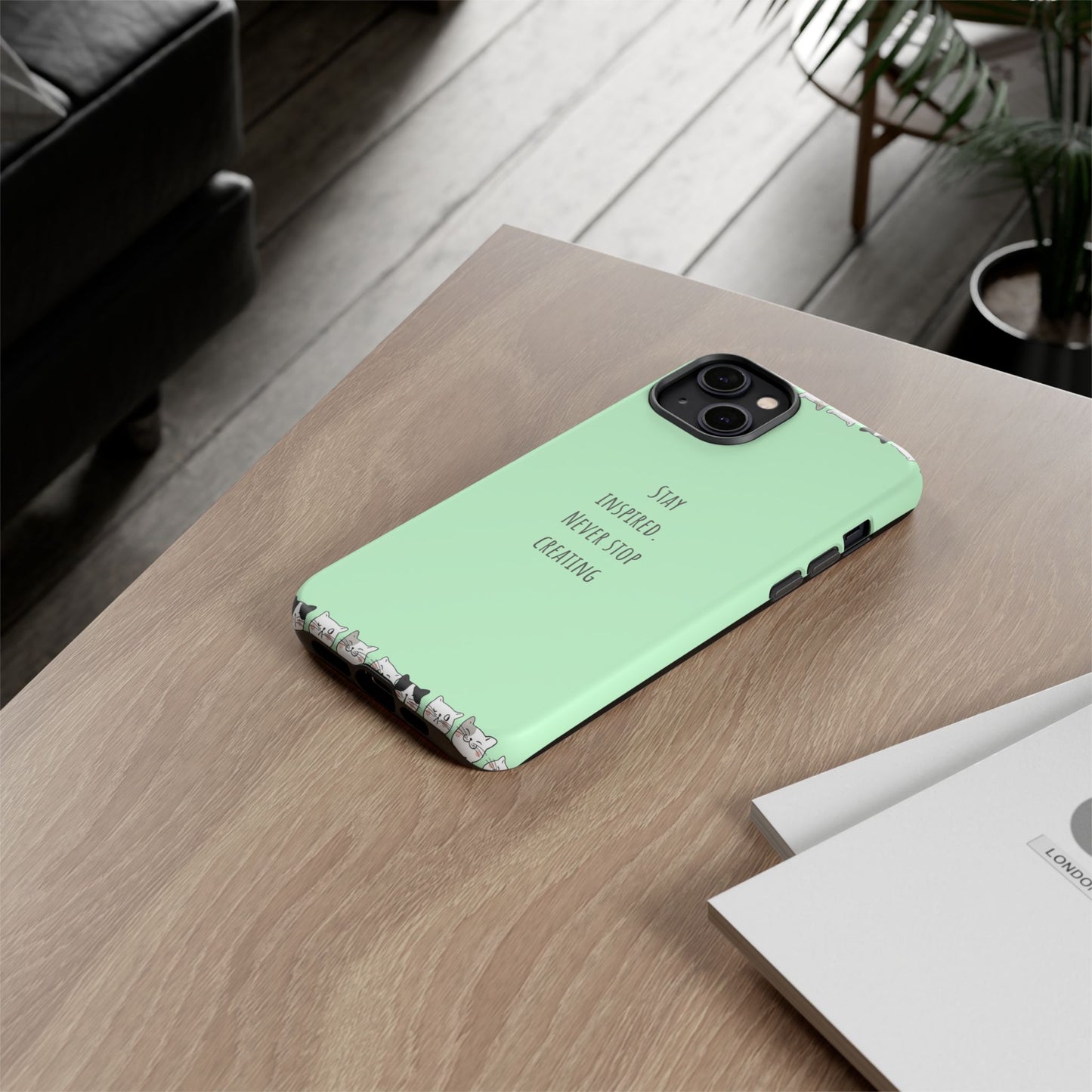 Tough Phone Case, Trendy Durable Glossy Finish, Stylish and Cute Smartphone Cover for Daily Use