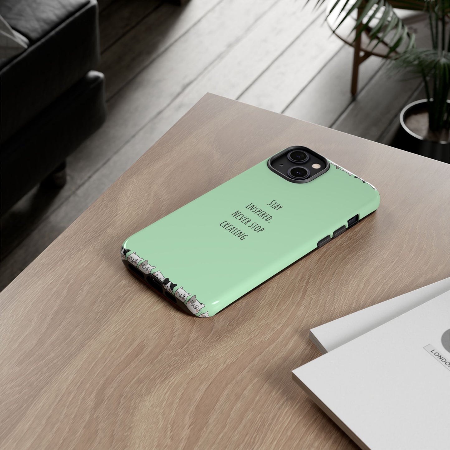 Tough Phone Case, Trendy Durable Glossy Finish, Stylish and Cute Smartphone Cover for Daily Use