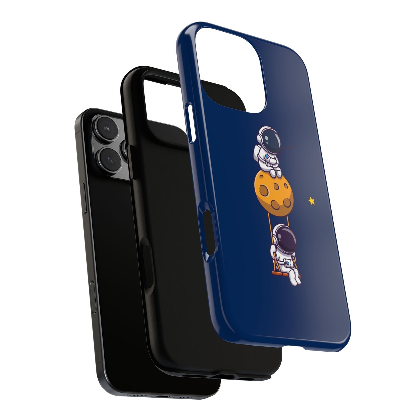 Astronaut Adventure Phone Case - Galaxy Design with Space Explorers