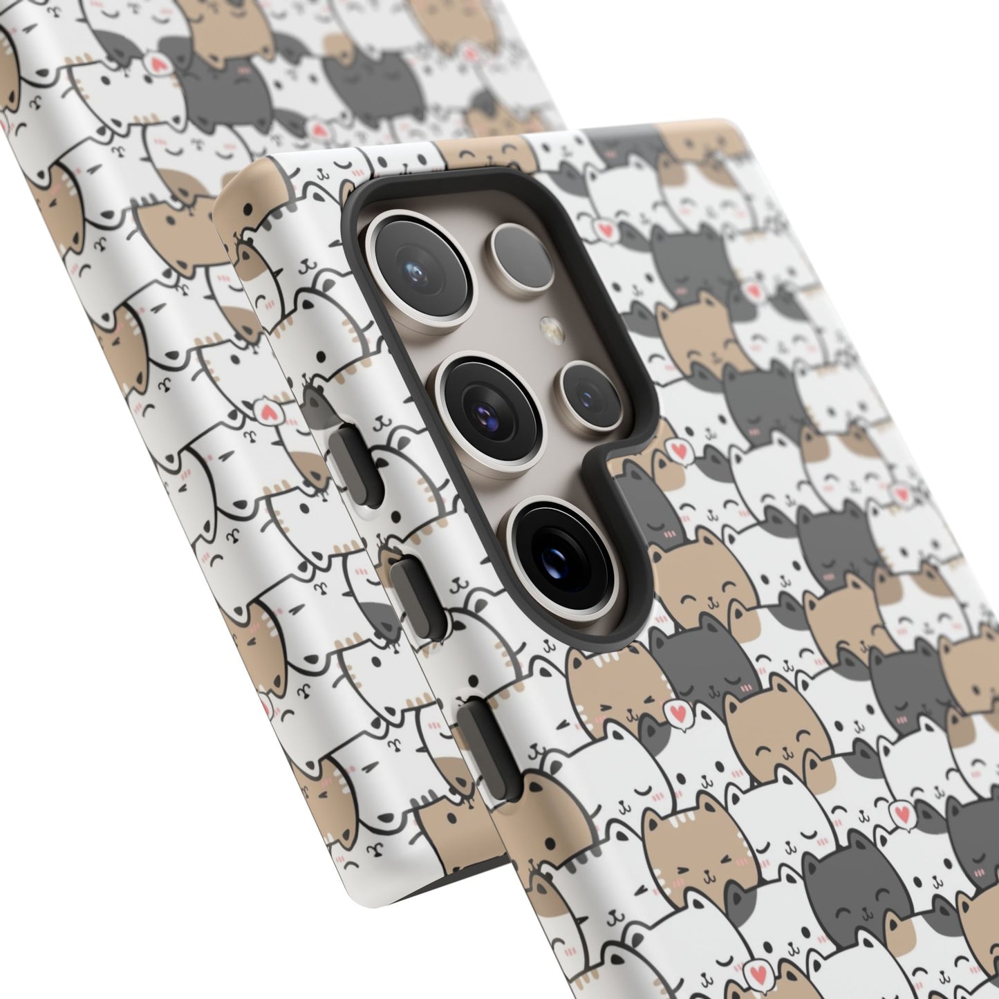 Tough Phone Case, Glossy Cute Finish, Durable and Stylish Design, Trendy Smartphone Protection