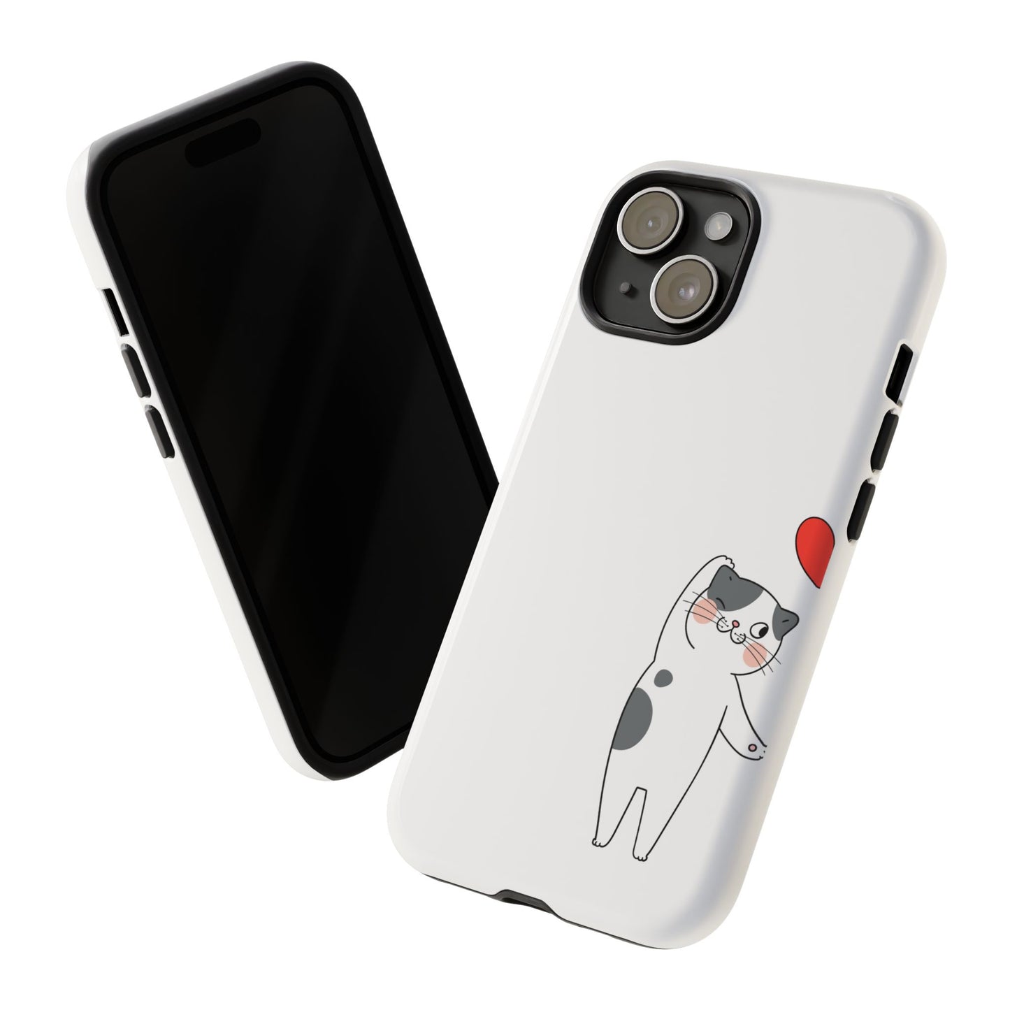 Tough Phone Case, Durable and Trendy Glossy Finish, Cute Stylish Design, Everyday Smartphone Protection