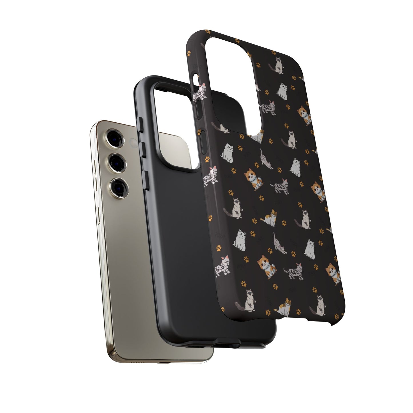 Durable Tough Phone Case, Stylish Glossy Finish, Trendy Cute Design, Everyday Protection for Smartphones