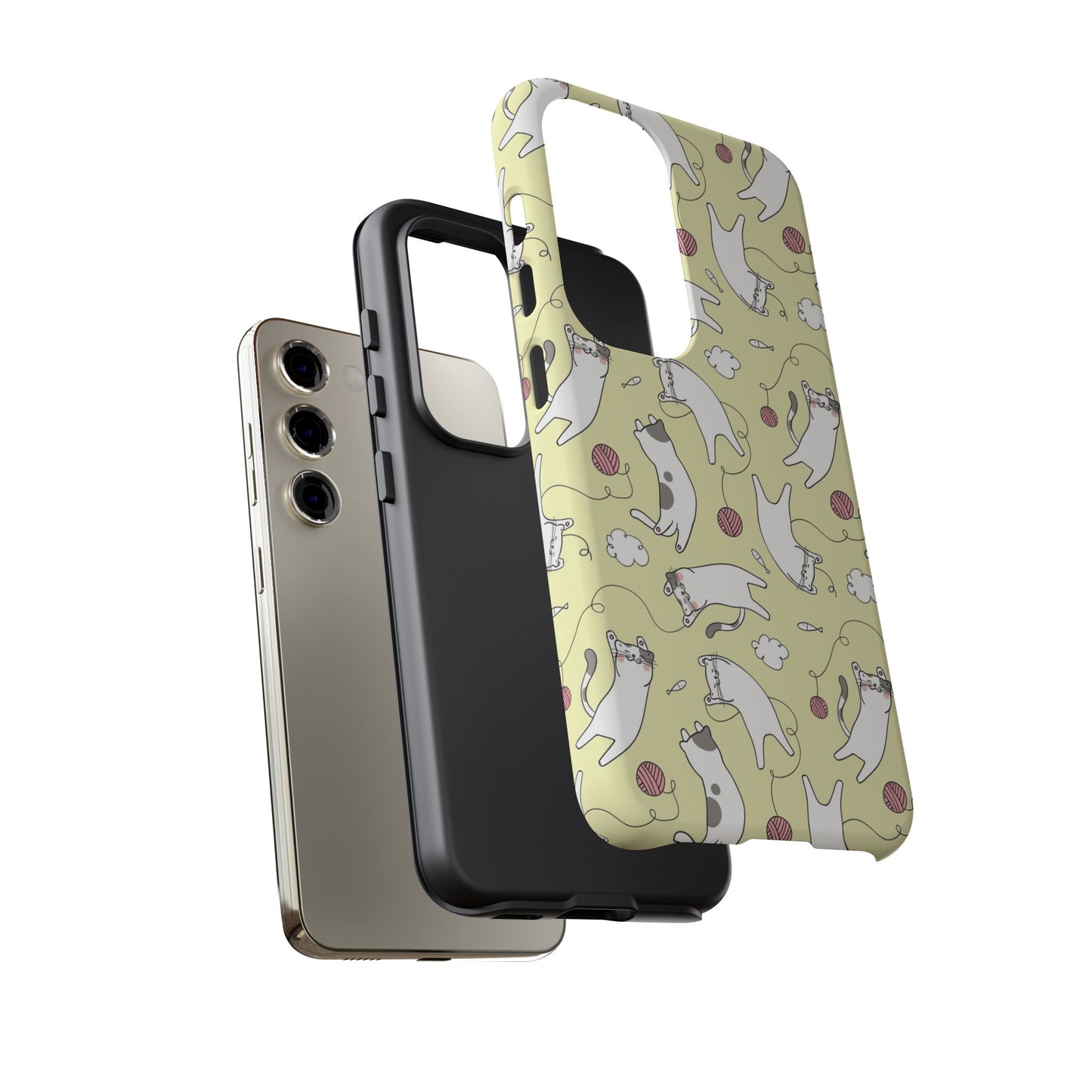 Durable Tough Phone Case, Cute Glossy Cover, Stylish and Trendy Smartphone Protection for Daily Use
