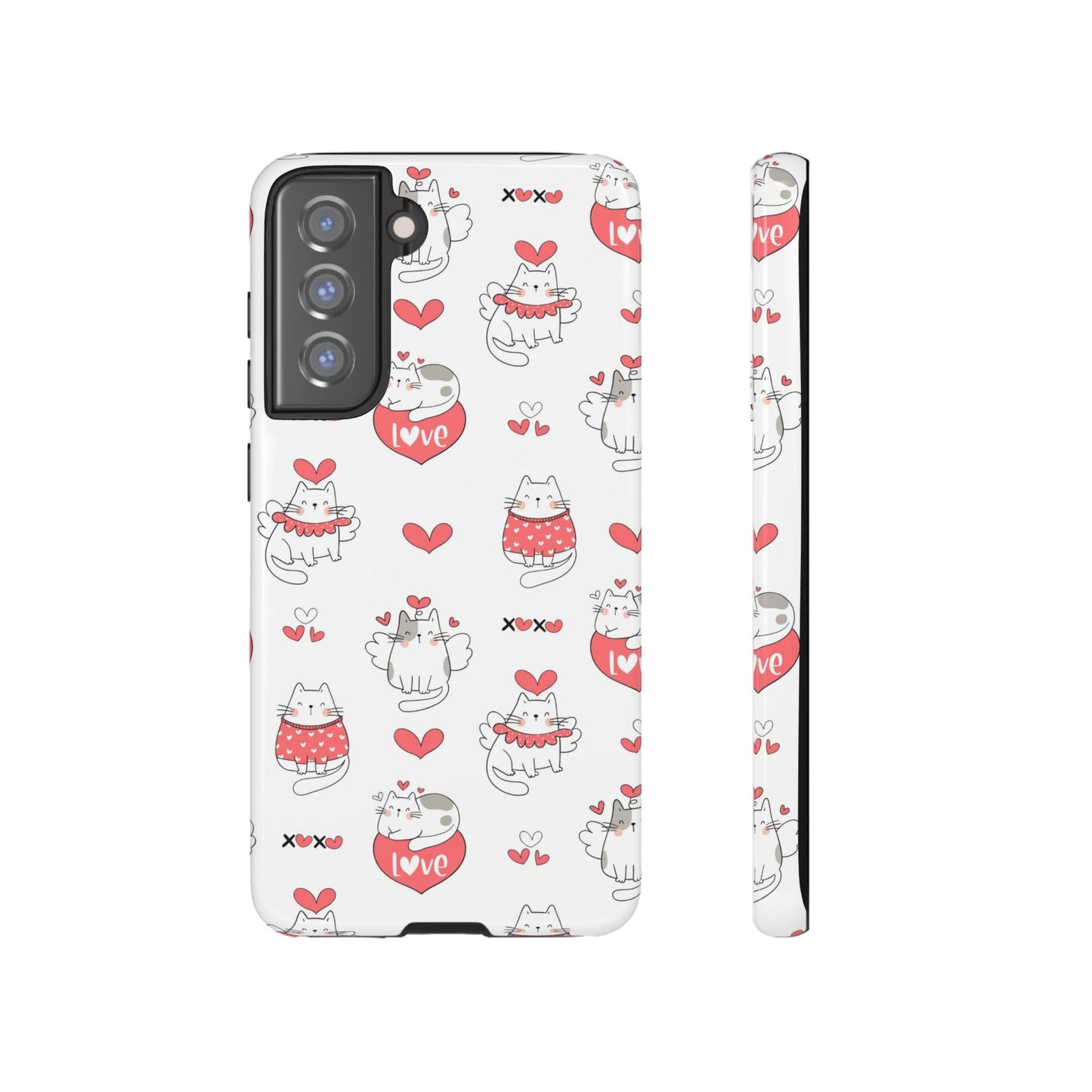 Durable Tough Phone Case, Trendy Glossy Cover, Stylish Cute Design, Perfect for Smartphone Protection