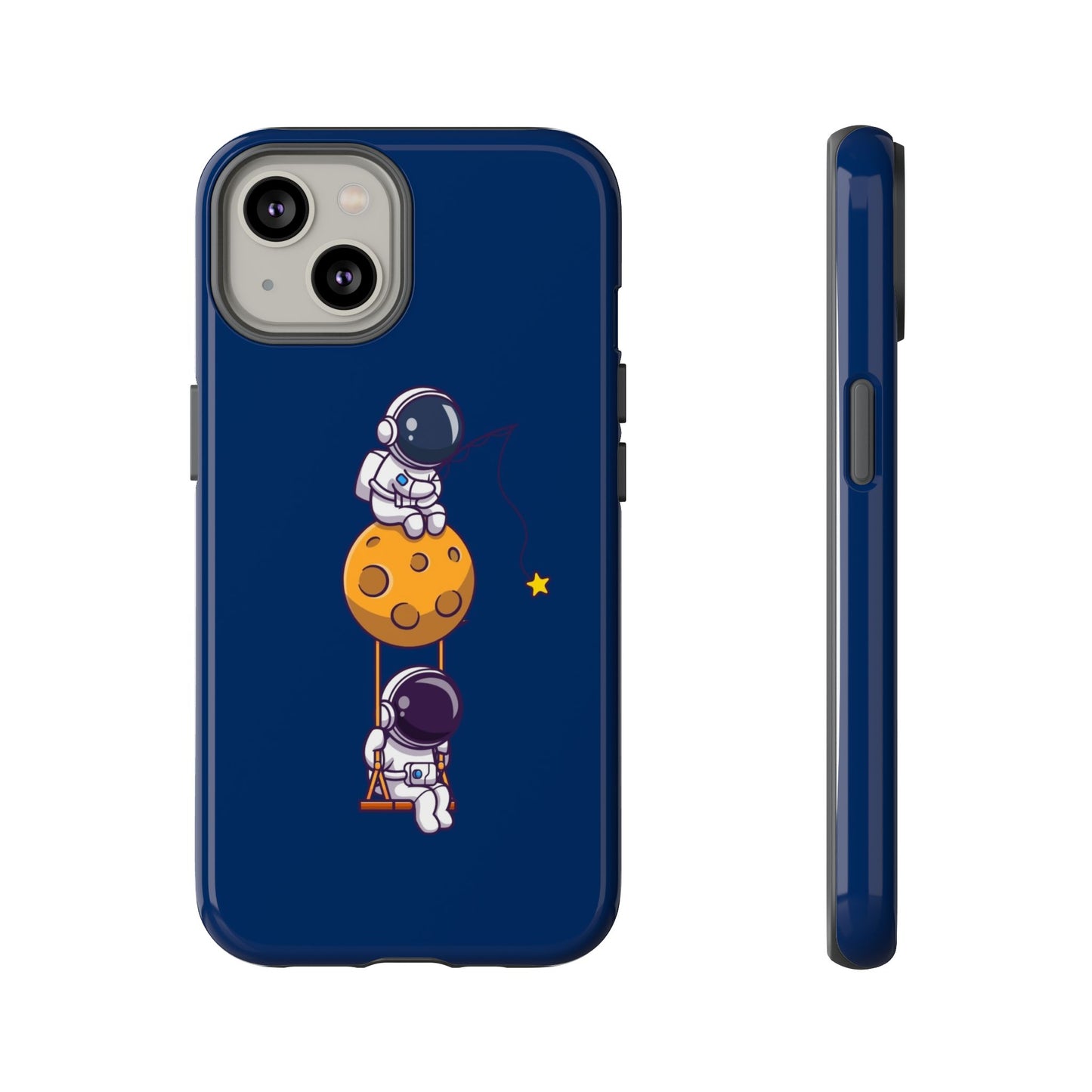 Astronaut Adventure Phone Case - Galaxy Design with Space Explorers
