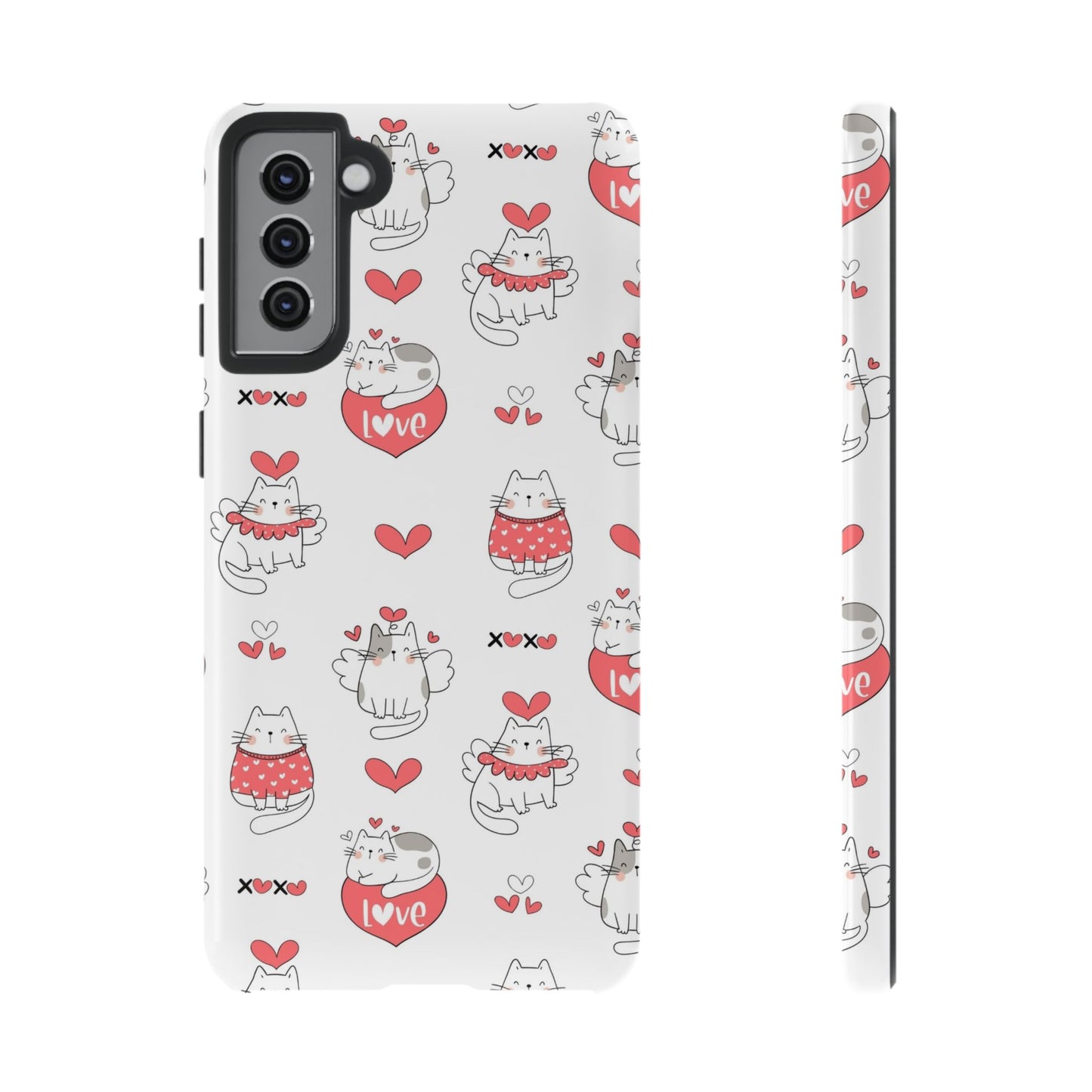 Durable Tough Phone Case, Trendy Glossy Cover, Stylish Cute Design, Perfect for Smartphone Protection
