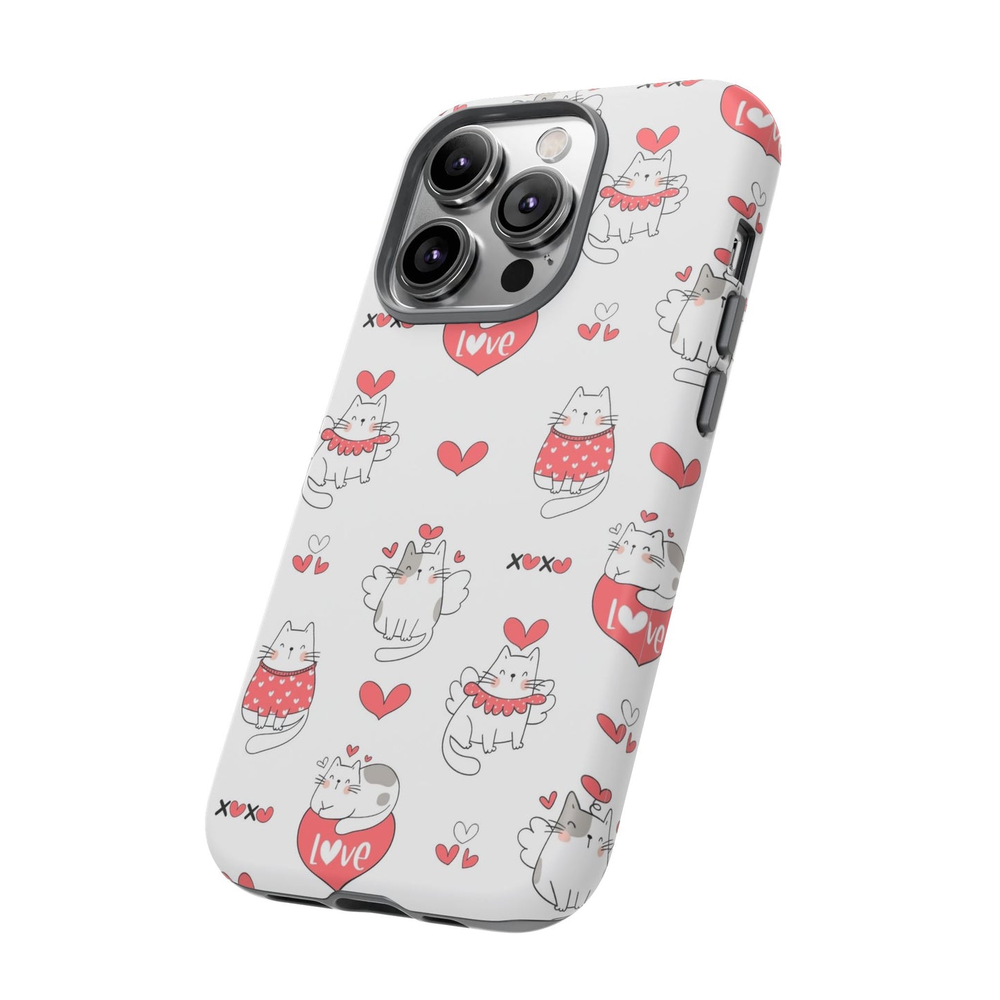 Durable Tough Phone Case, Trendy Glossy Cover, Stylish Cute Design, Perfect for Smartphone Protection