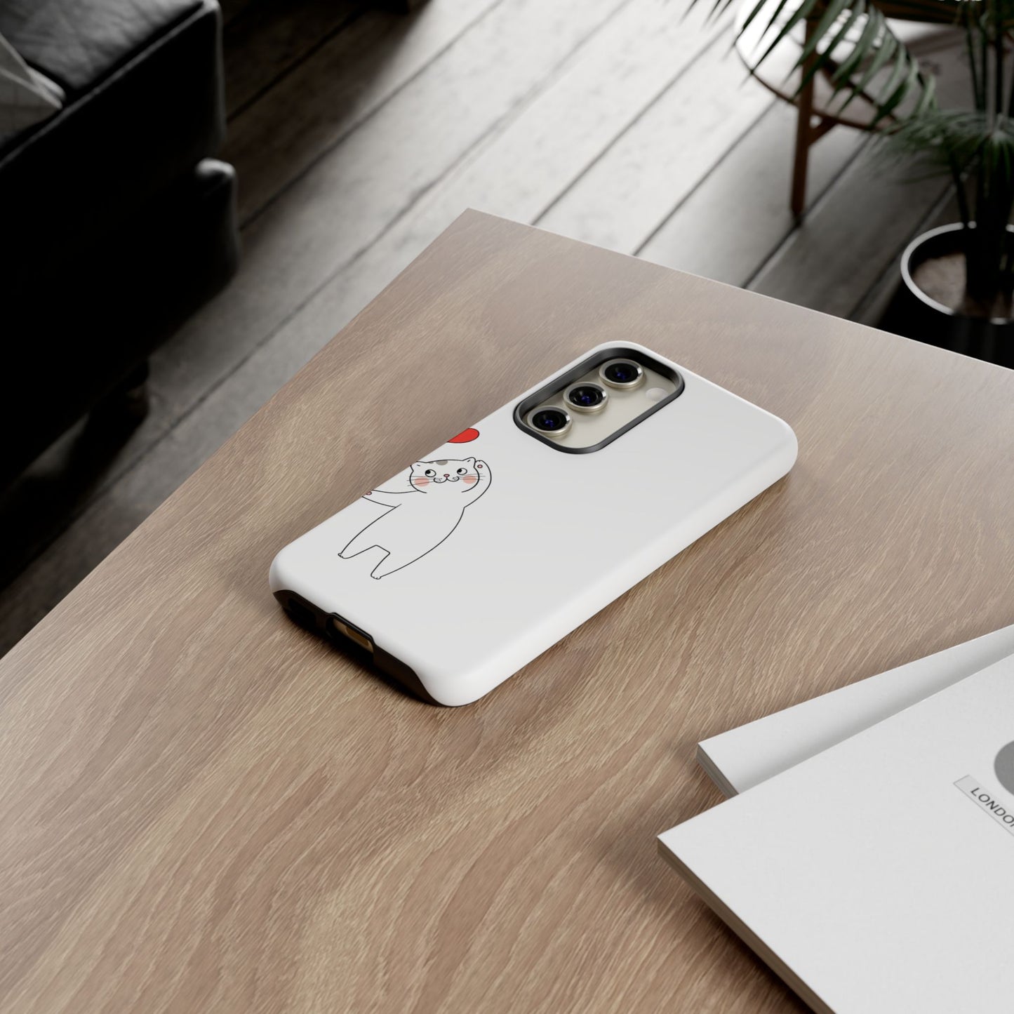 Tough Phone Case, Cute and Stylish Design, Durable Glossy Finish, Trendy Smartphone Protection for Daily Use