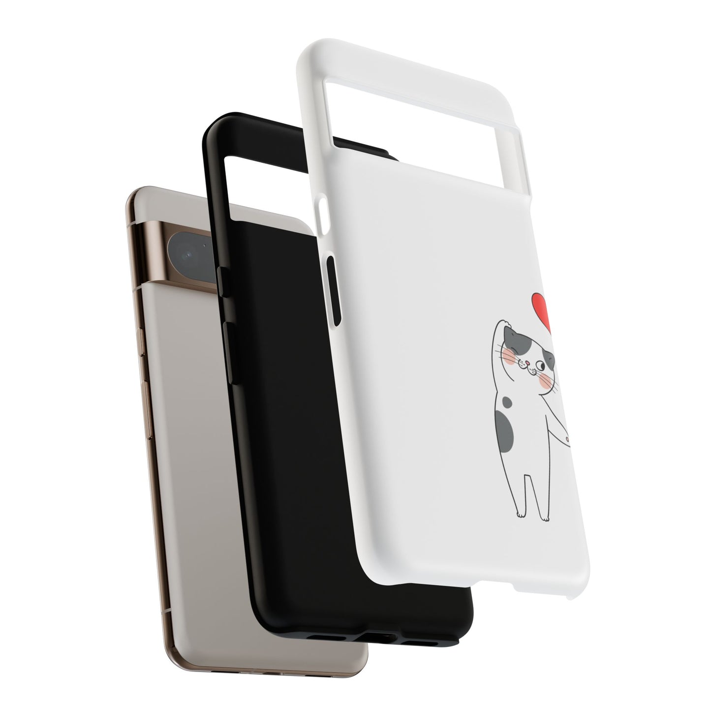 Tough Phone Case, Durable and Trendy Glossy Finish, Cute Stylish Design, Everyday Smartphone Protection