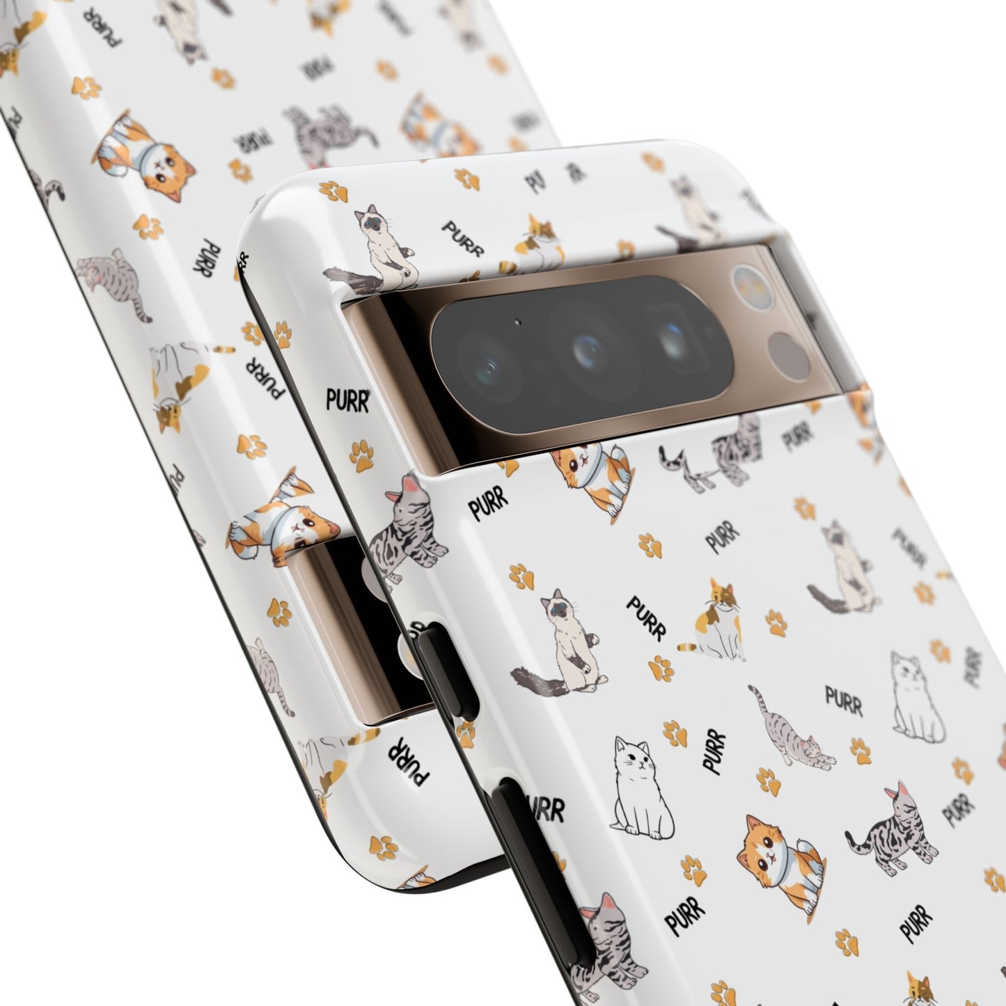 Tough Phone Case, Glossy Finish, Trendy and Cute, Durable Smartphone Protection for Daily Us