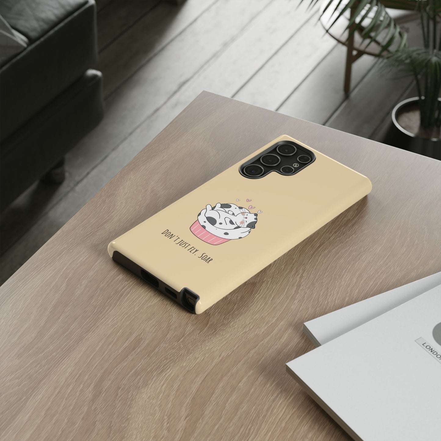 Tough Phone Case, Glossy Cute Design, Durable and Stylish, Trendy Smartphone Cover for Daily Use