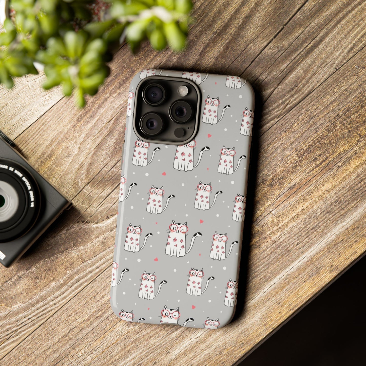 Durable Tough Phone Case, Stylish Glossy Cover, Trendy Cute Design, Perfect for Smartphone Use