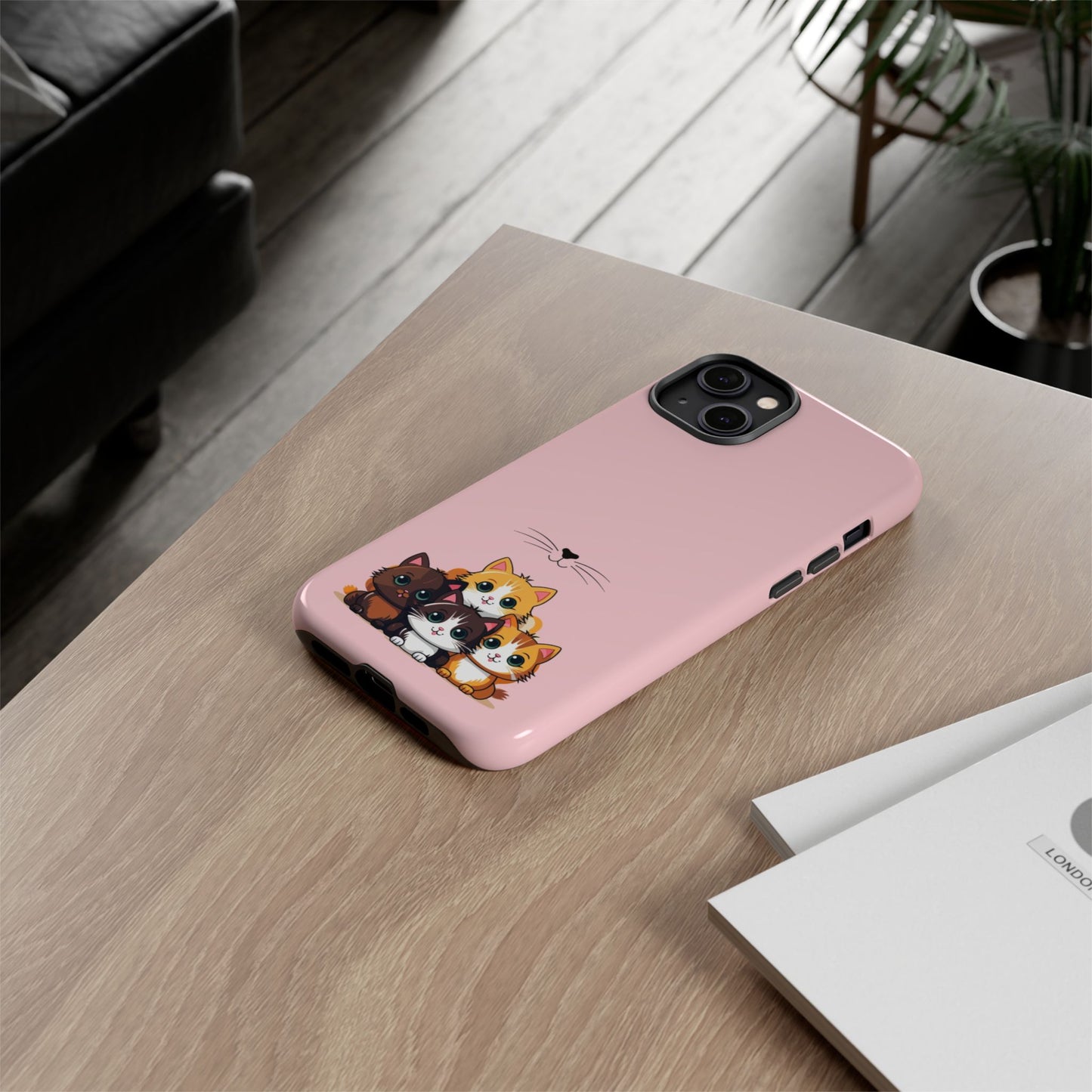 Durable Tough Phone Case, Glossy Stylish Finish, Trendy and Cute Design, Fashionable Everyday Smartphone Cover