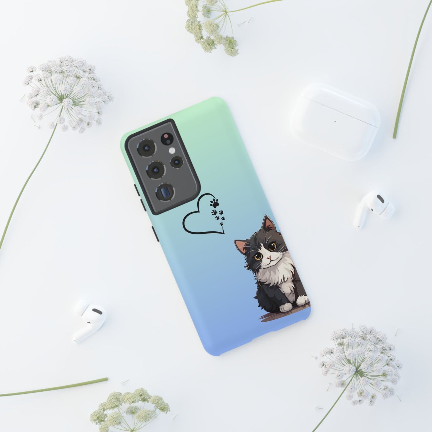 Tough Phone Case, Cute and Stylish Glossy Finish, Trendy Durable Design, Smartphone Protection