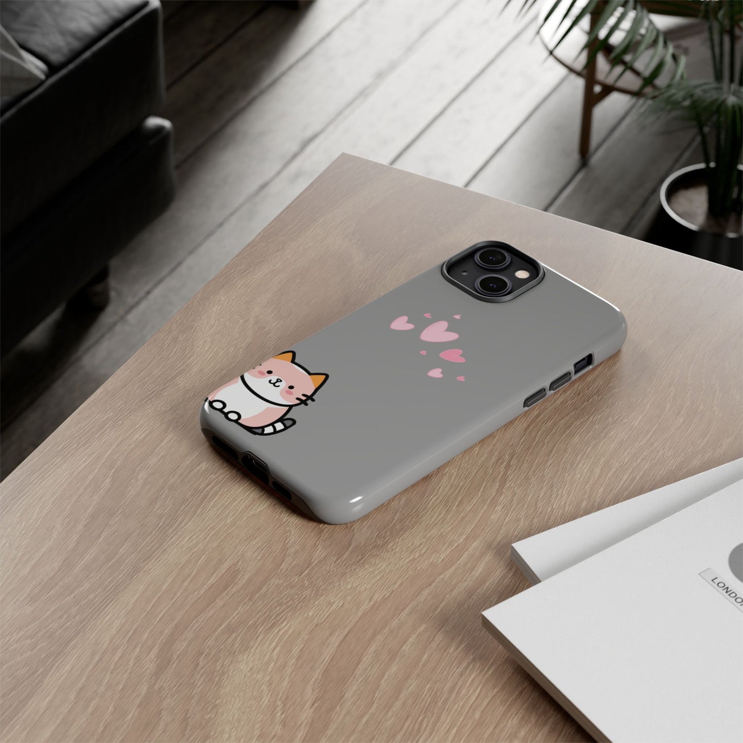 Stylish Tough Phone Case, Durable Glossy Cover, Cute Trendy Design, Perfect Smartphone Protection