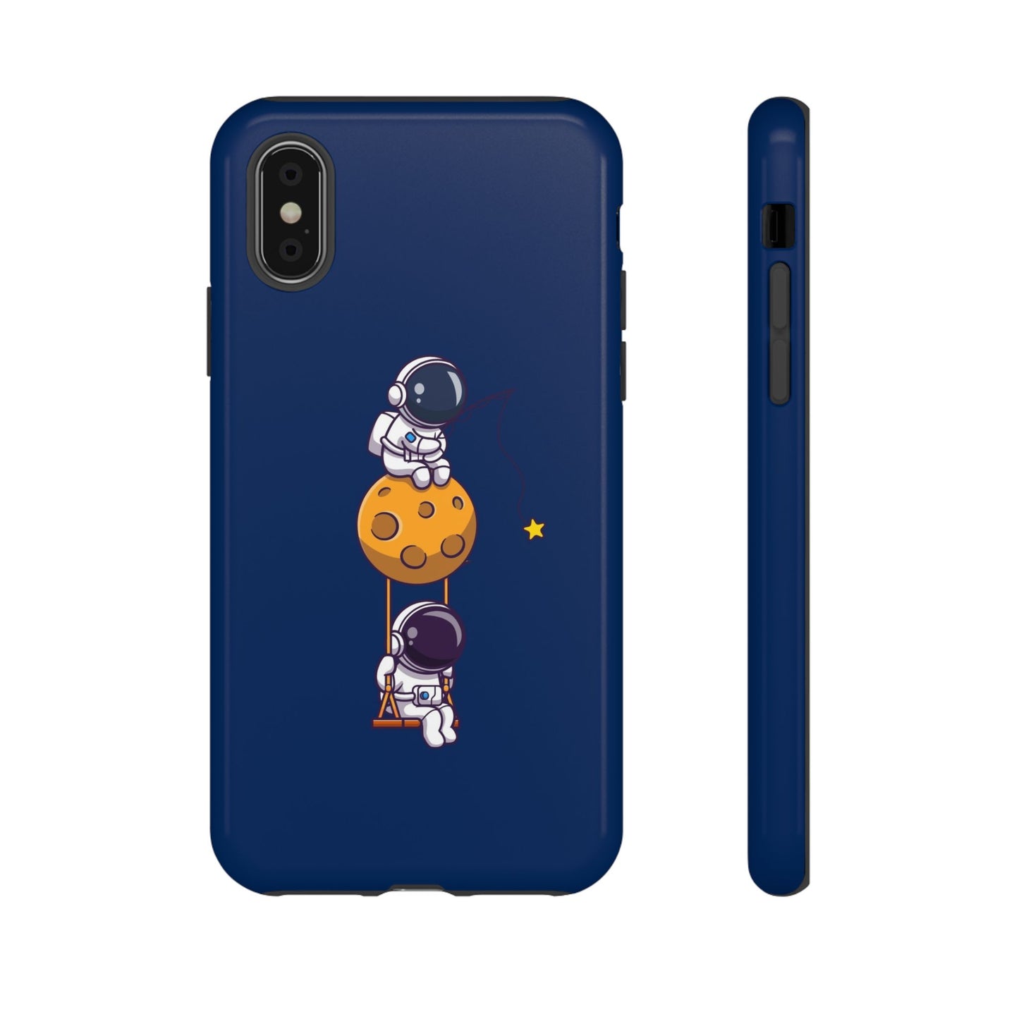 Astronaut Adventure Phone Case - Galaxy Design with Space Explorers