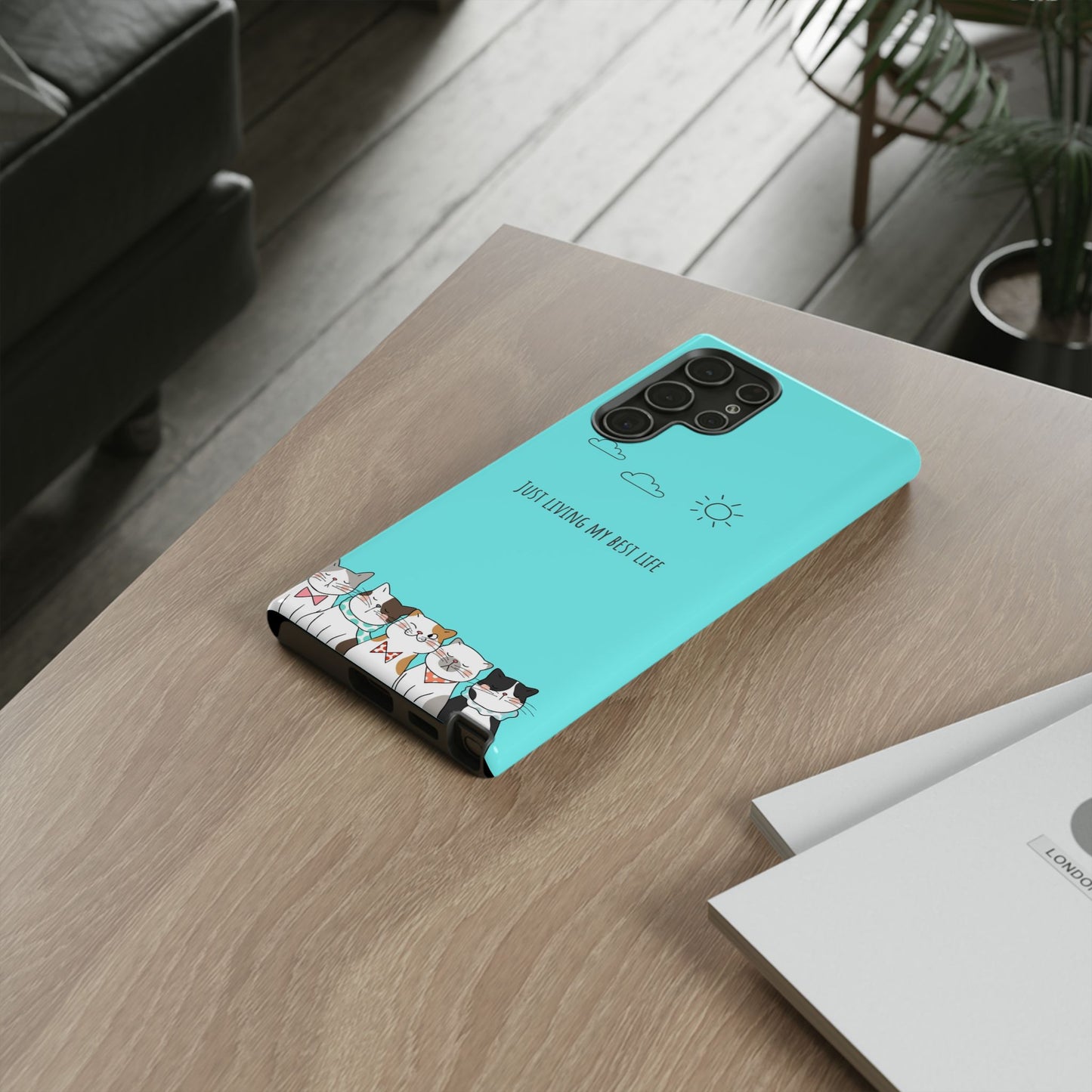 Durable Tough Phone Case, Stylish Trendy Glossy Finish, Cute Design for Smartphone Protection