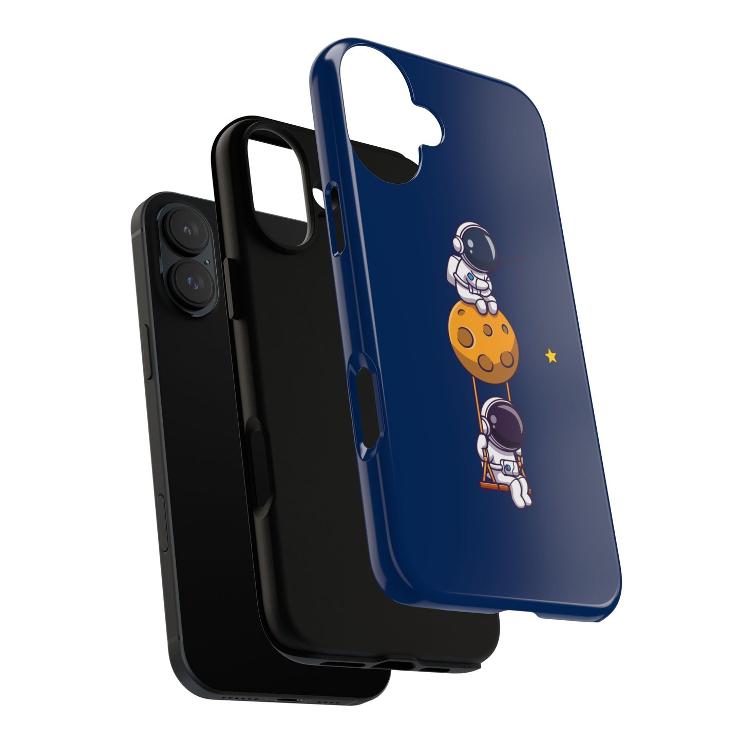 Astronaut Adventure Phone Case - Galaxy Design with Space Explorers