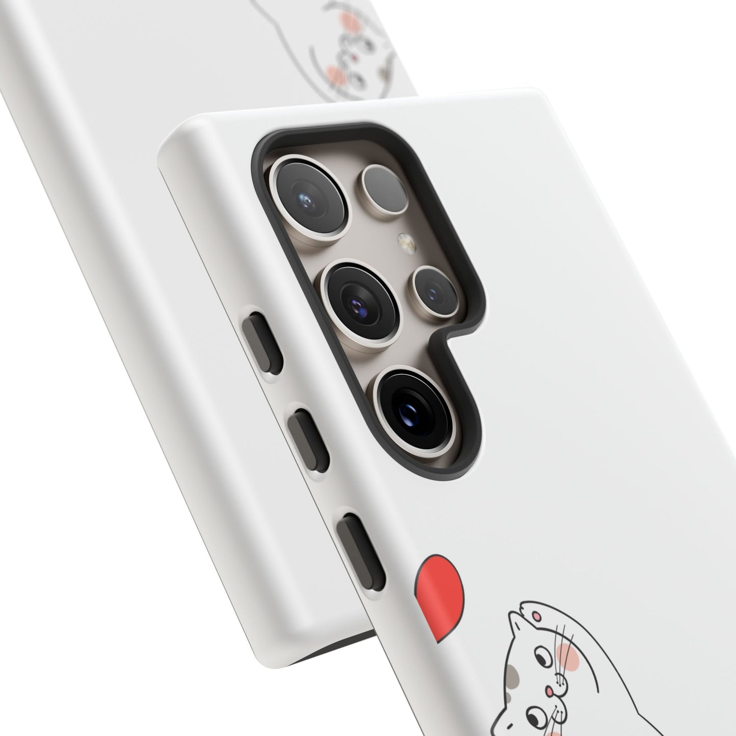Tough Phone Case, Cute and Stylish Design, Durable Glossy Finish, Trendy Smartphone Protection for Daily Use
