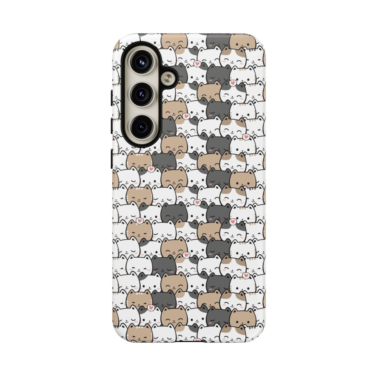 Tough Phone Case, Glossy Cute Finish, Durable and Stylish Design, Trendy Smartphone Protection
