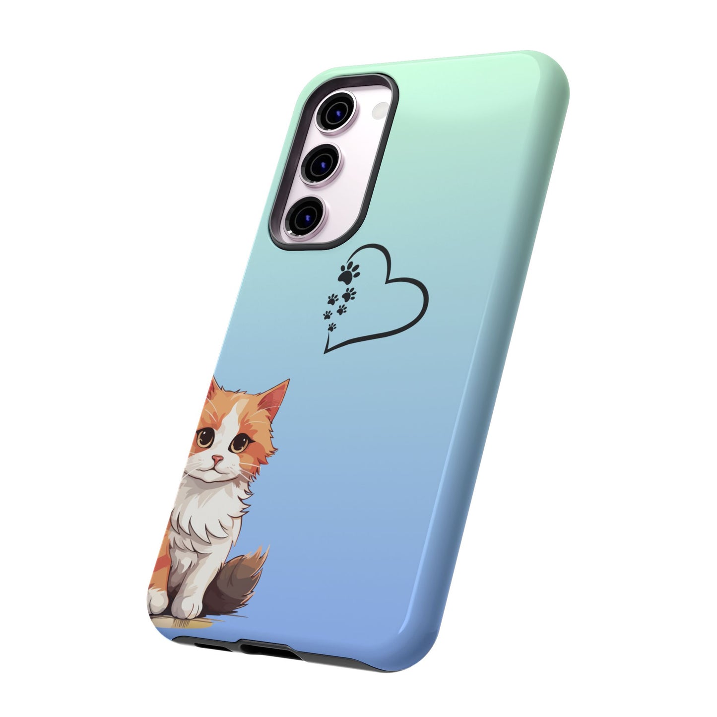 Trendy Tough Phone Case, Glossy Finish, Durable and Stylish, Cute Design for Smartphone Protection