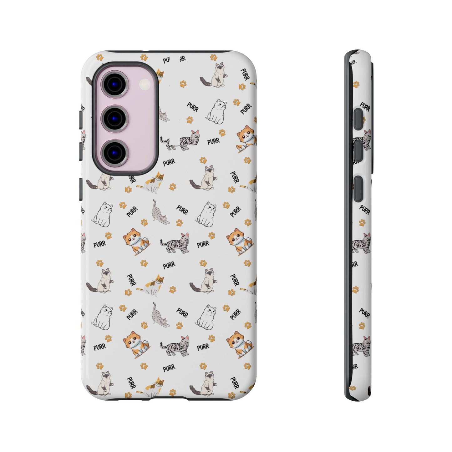 Tough Phone Case, Glossy Finish, Trendy and Cute, Durable Smartphone Protection for Daily Us