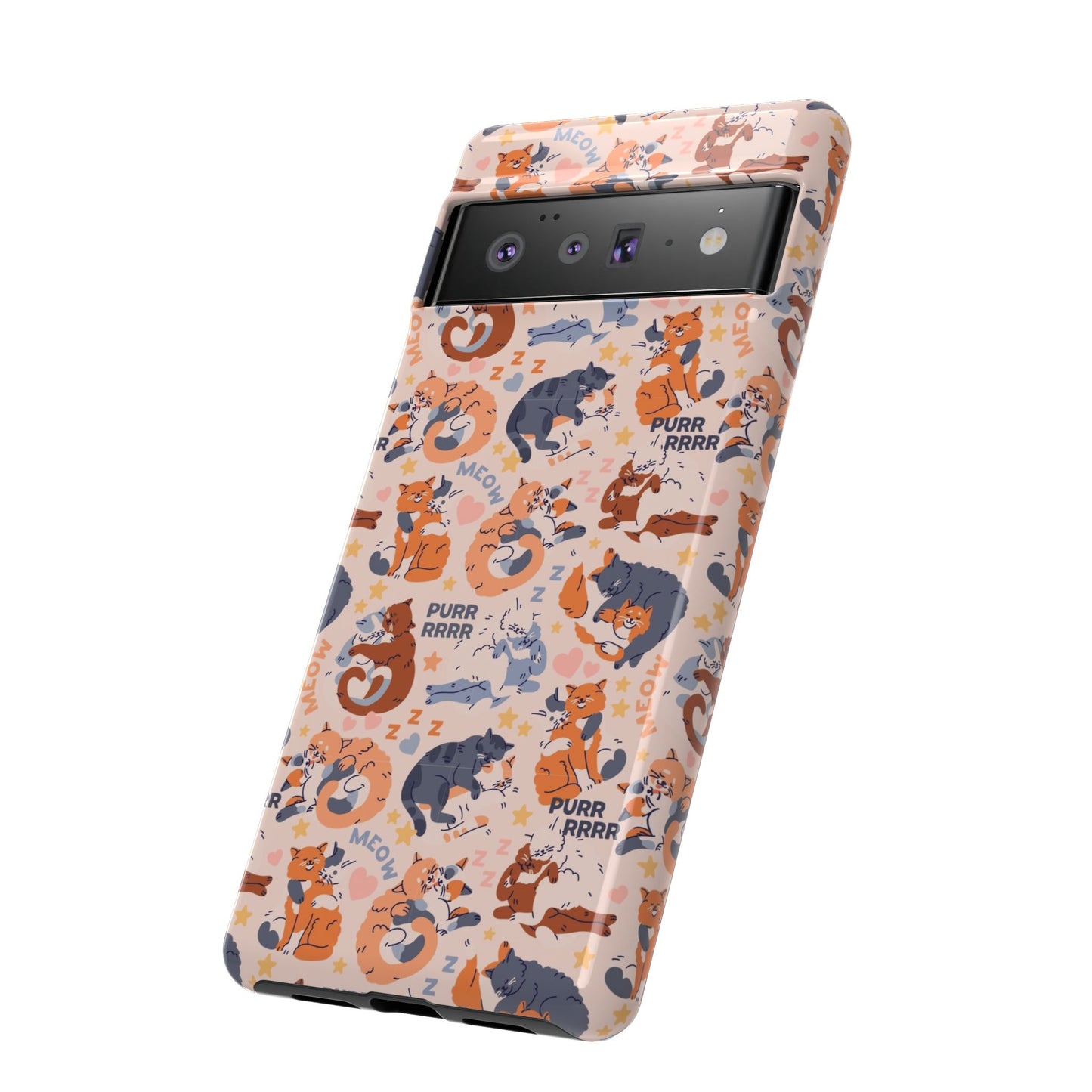Durable Tough Phone Case, Trendy Cute Glossy Design, Stylish Smartphone Protection for Everyday Use