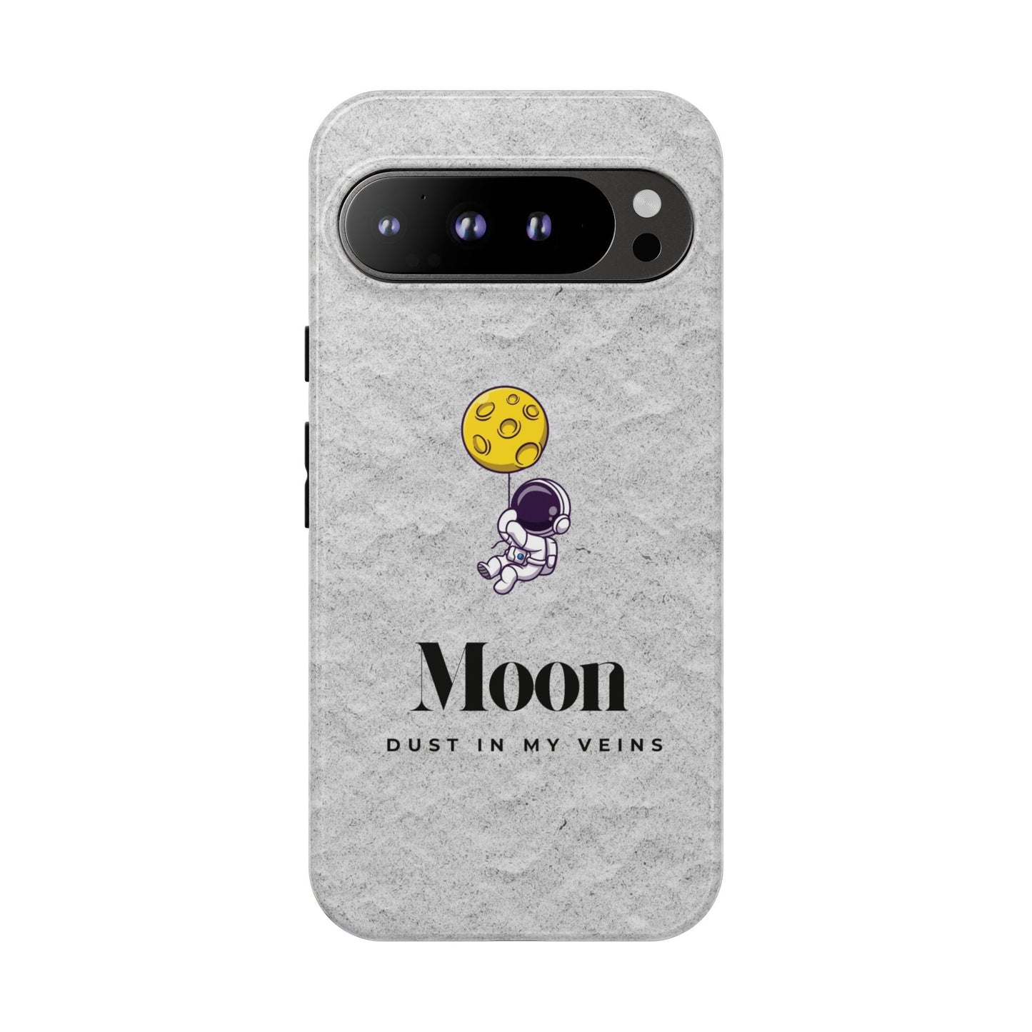 Astronaut Moon Phone Case - "Dust in My Veins" Durable Tough Case