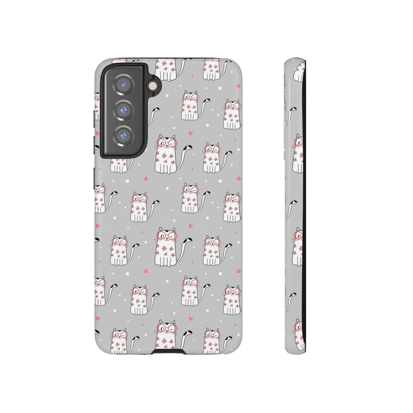 Durable Tough Phone Case, Stylish Glossy Cover, Trendy Cute Design, Perfect for Smartphone Use