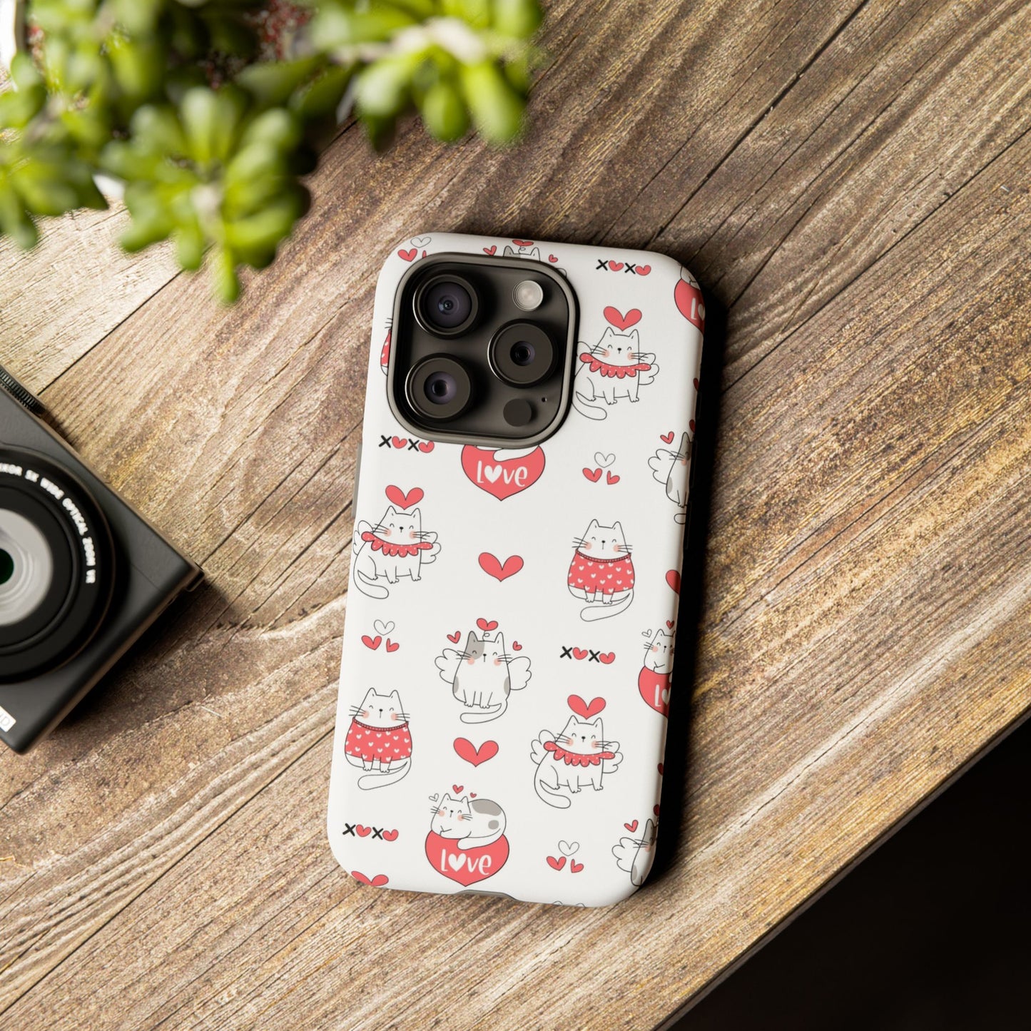 Durable Tough Phone Case, Trendy Glossy Cover, Stylish Cute Design, Perfect for Smartphone Protection