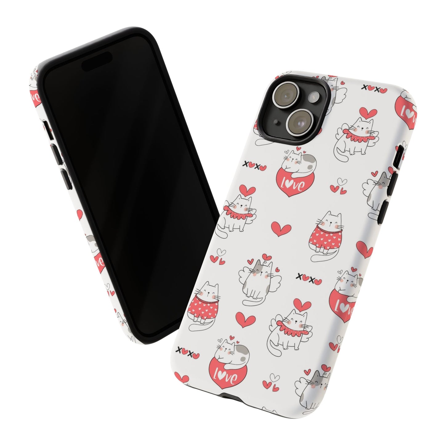 Durable Tough Phone Case, Trendy Glossy Cover, Stylish Cute Design, Perfect for Smartphone Protection