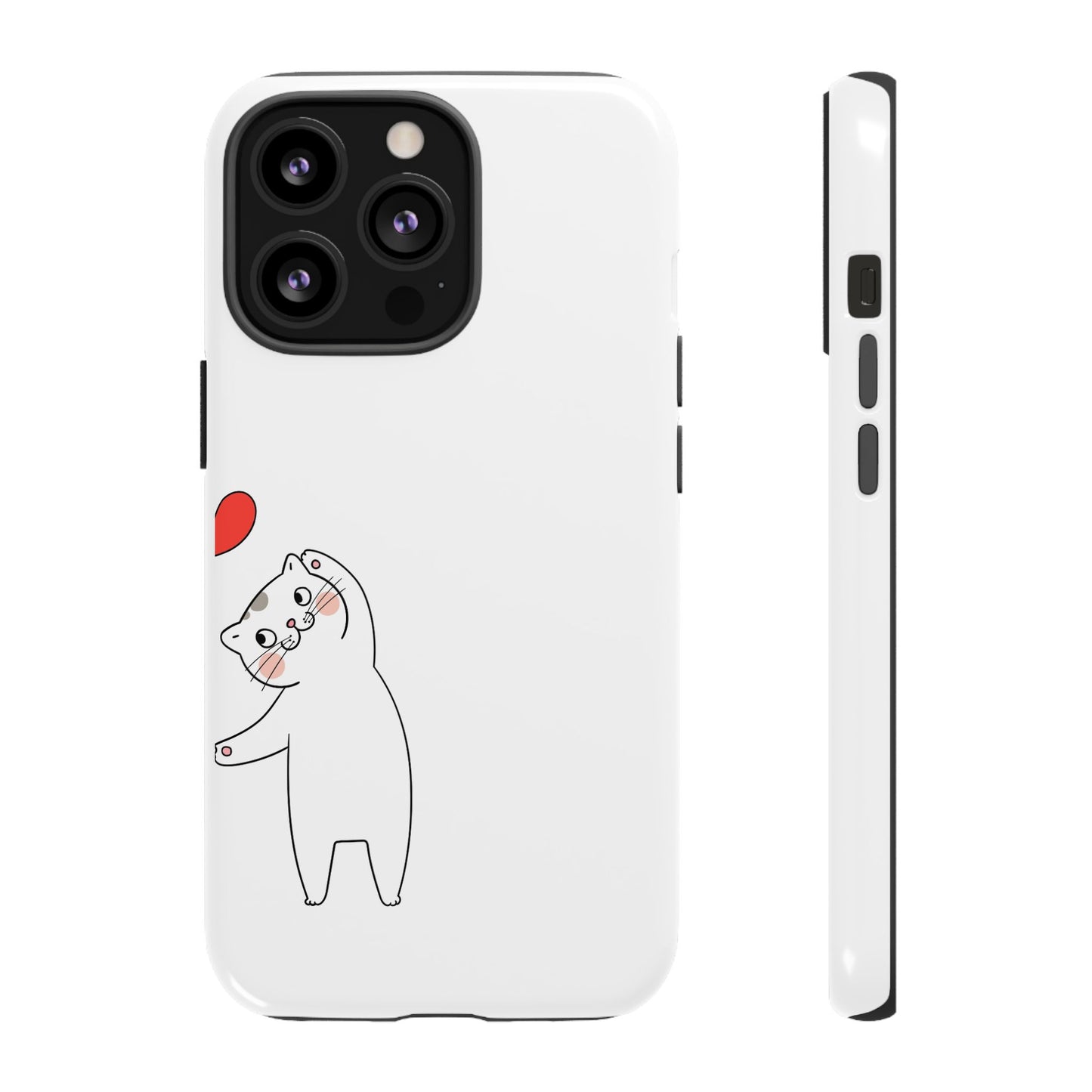 Tough Phone Case, Cute and Stylish Design, Durable Glossy Finish, Trendy Smartphone Protection for Daily Use