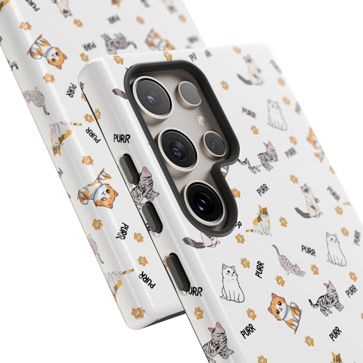 Tough Phone Case, Glossy Finish, Trendy and Cute, Durable Smartphone Protection for Daily Us