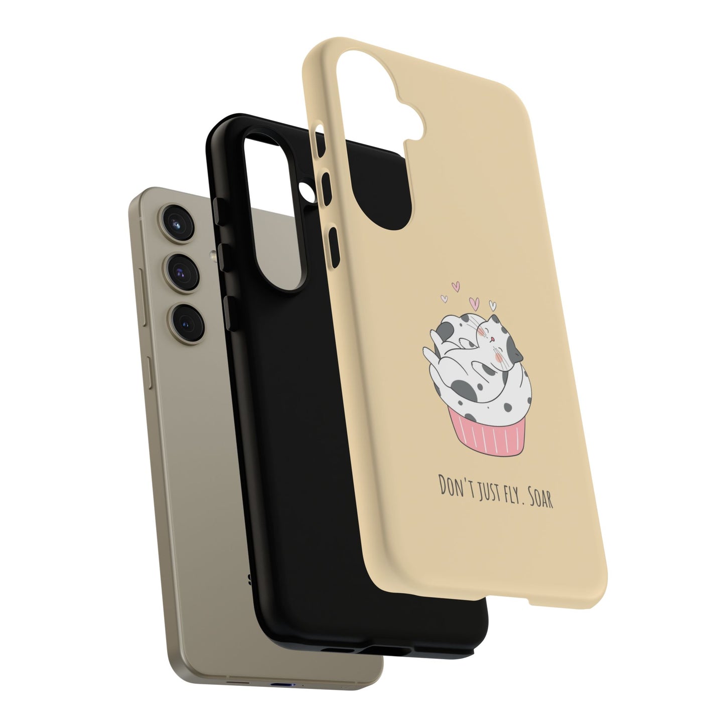 Tough Phone Case, Glossy Cute Design, Durable and Stylish, Trendy Smartphone Cover for Daily Use
