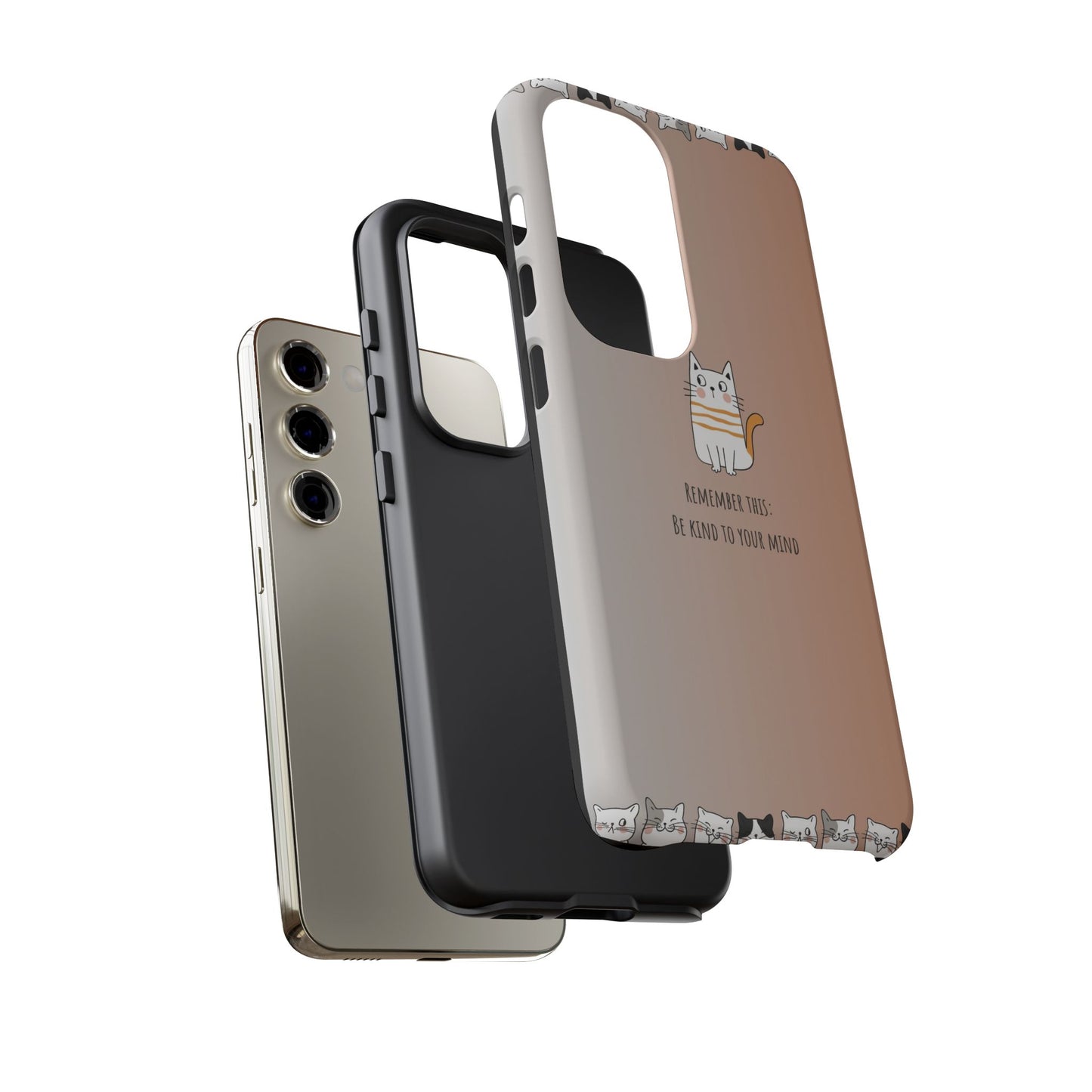 Durable Tough Phone Case, Cute Stylish Design, Glossy Trendy Cover for Smartphone Protection