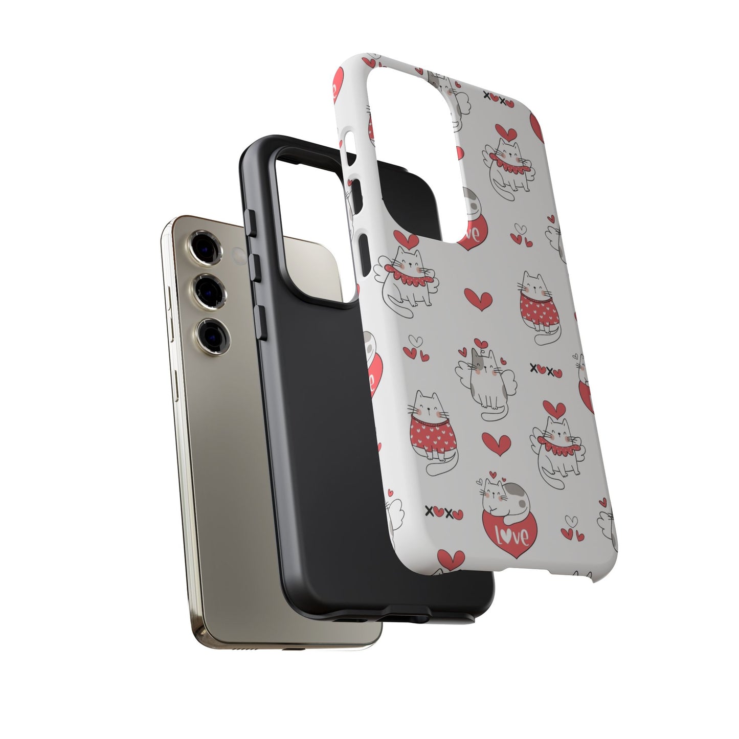 Durable Tough Phone Case, Trendy Glossy Cover, Stylish Cute Design, Perfect for Smartphone Protection