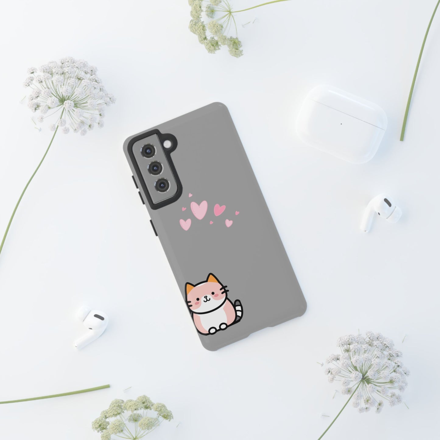 Stylish Tough Phone Case, Durable Glossy Cover, Cute Trendy Design, Perfect Smartphone Protection