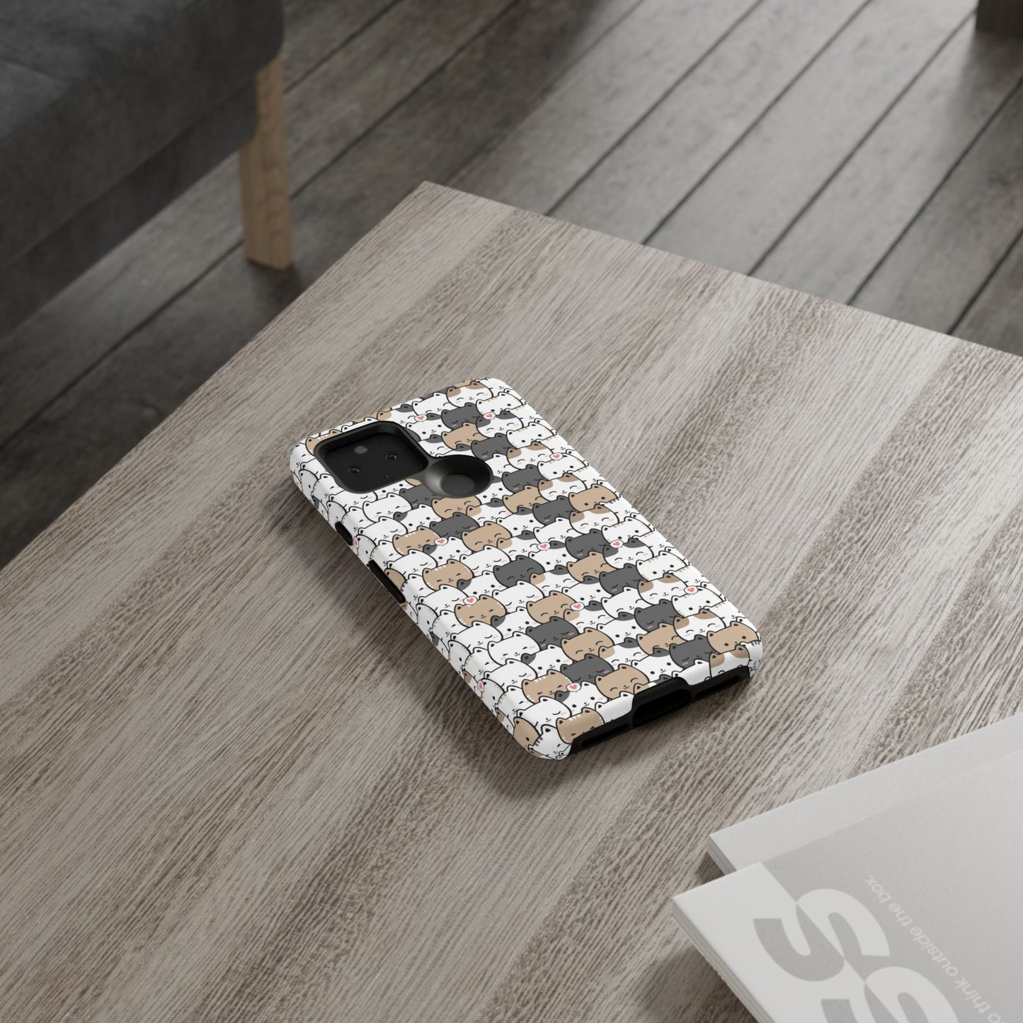 Tough Phone Case, Glossy Cute Finish, Durable and Stylish Design, Trendy Smartphone Protection